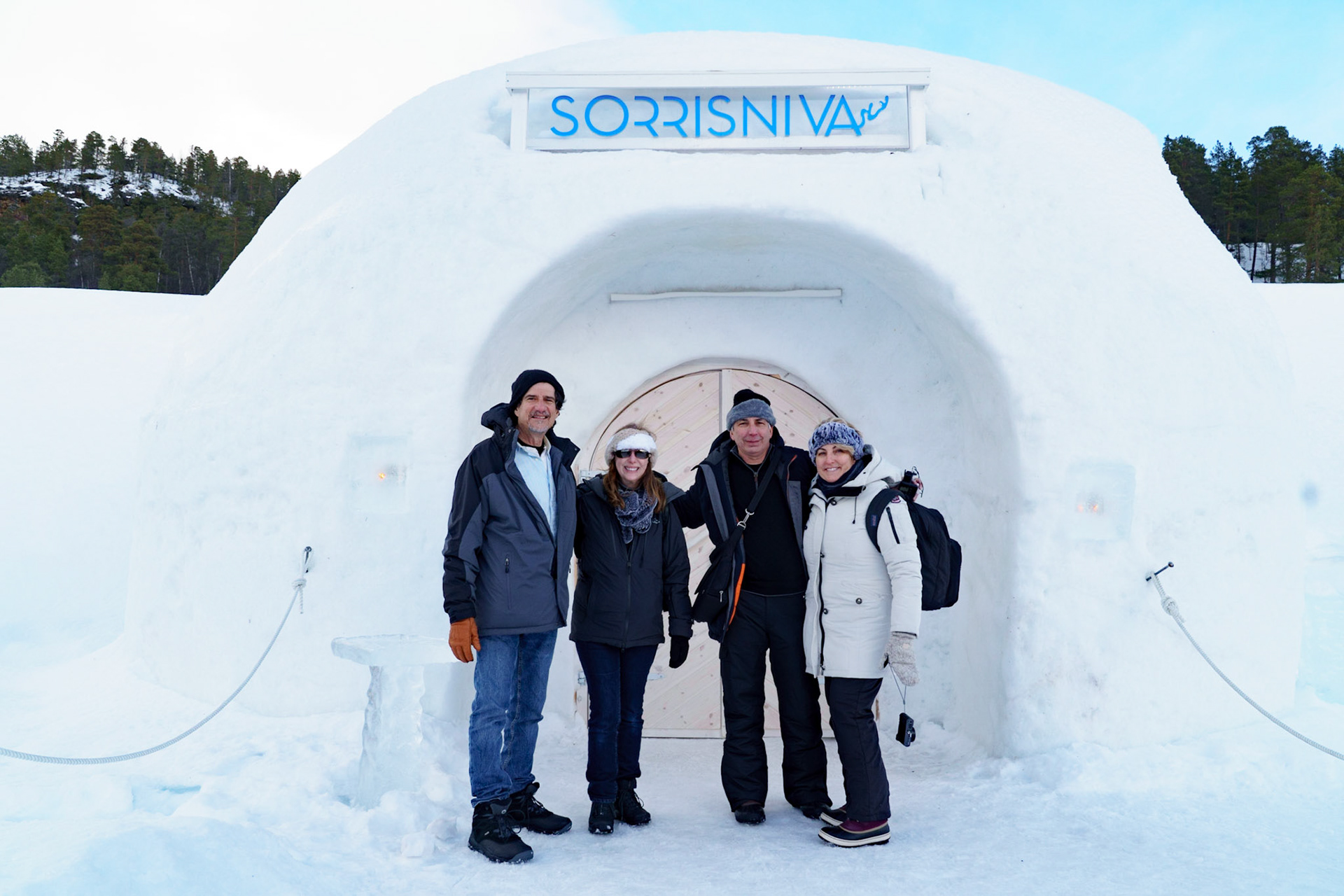Entrance to the Ice Hotel