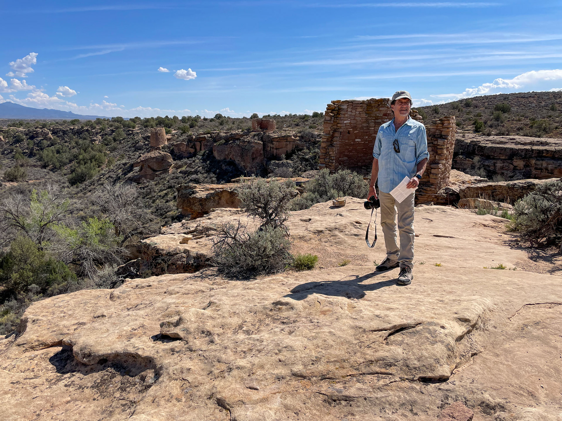 1000 year old Tower Point ruins along the canyon rim