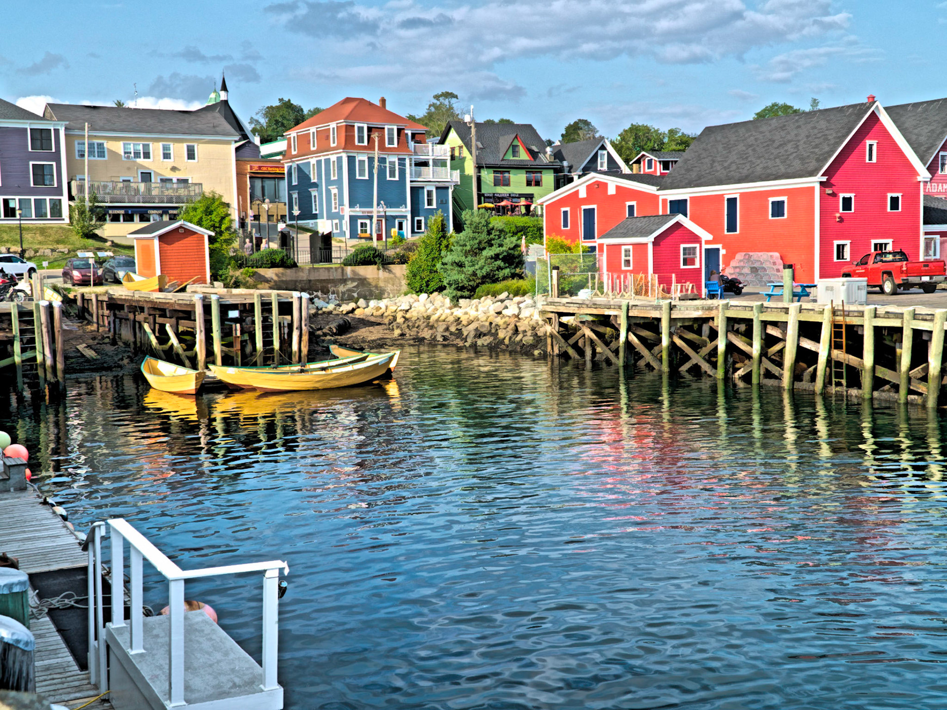 Wharf on the Lunenburg waterfront