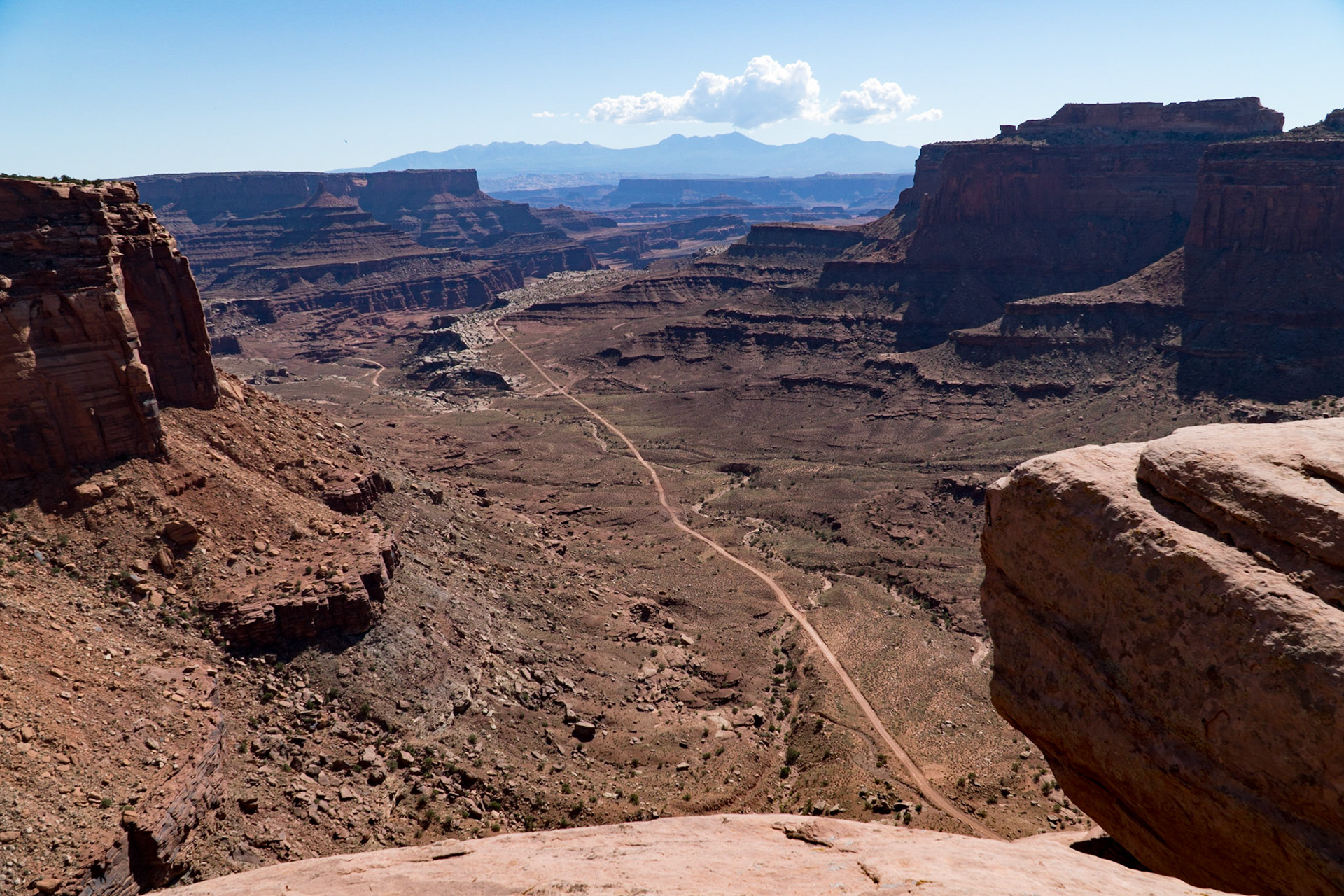 We  have to get down the Canyon wall to the trail below
