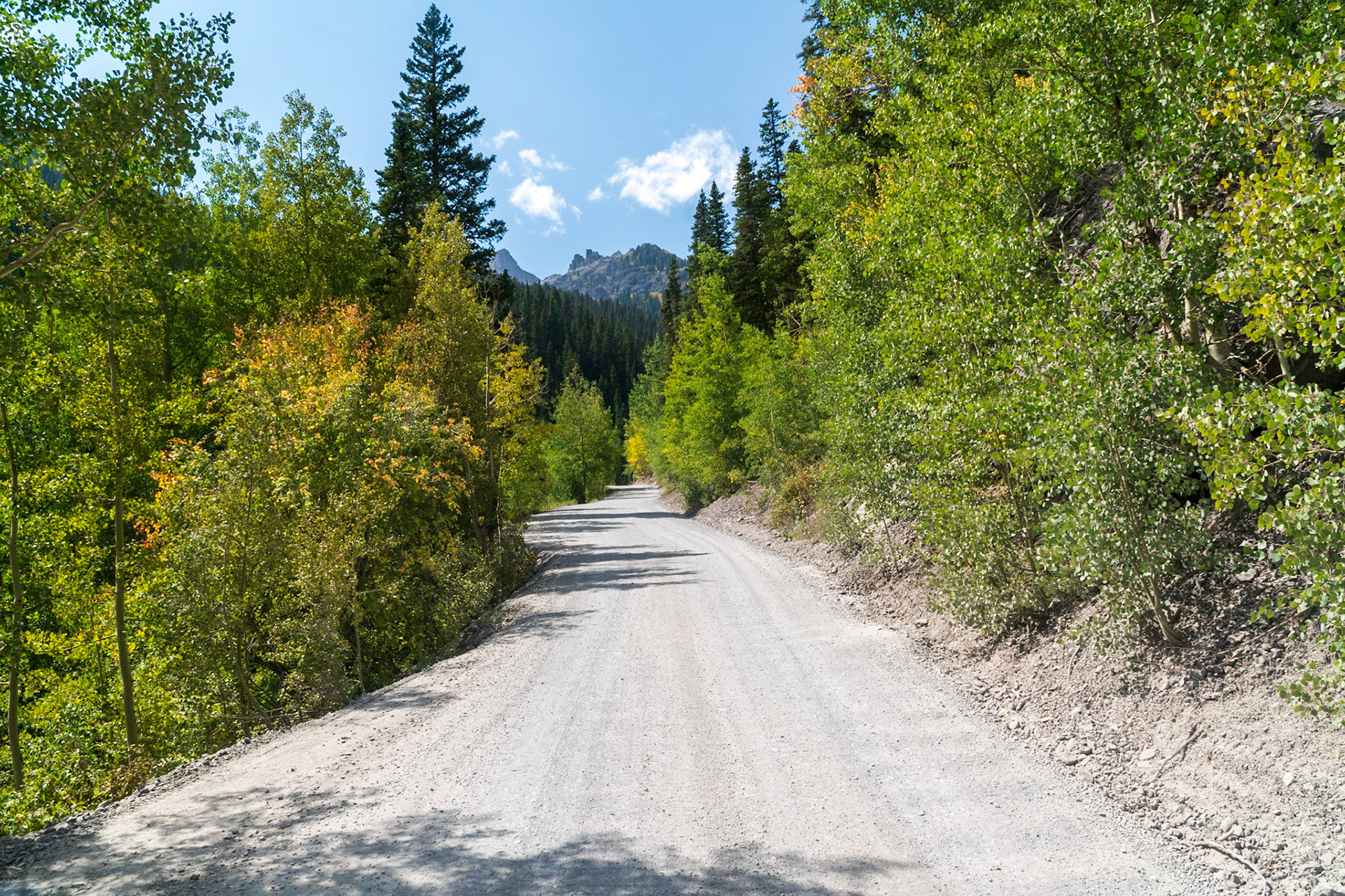 Fall colors are just starting to change