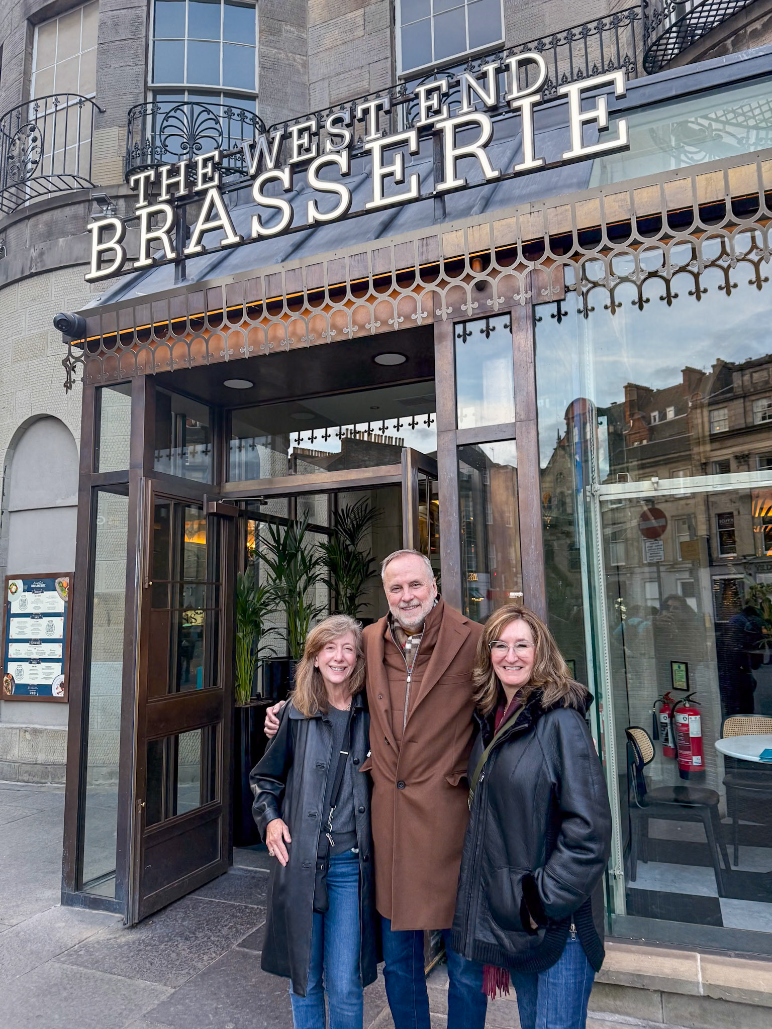 Dinner at the West End Brasserie