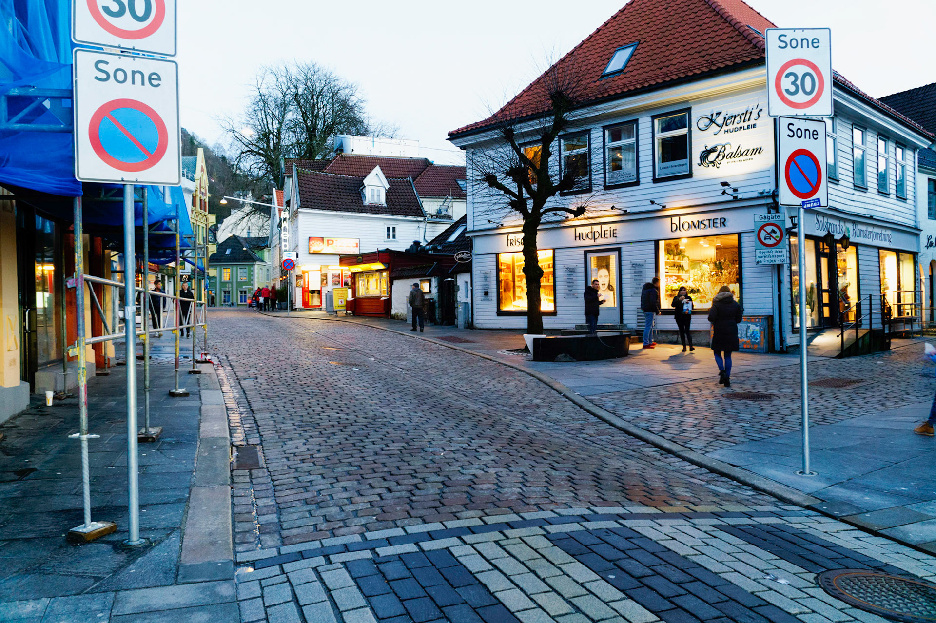 Lots of small shops as we head down from the Funicular