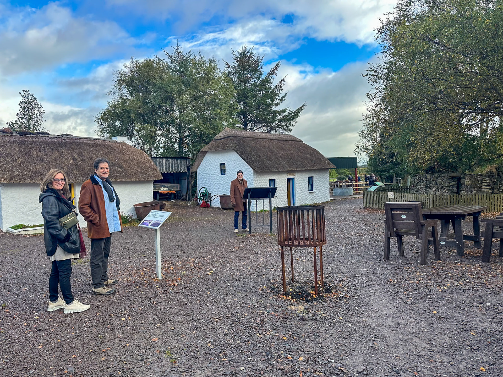 Original Irish dwellings in Kerry Bog