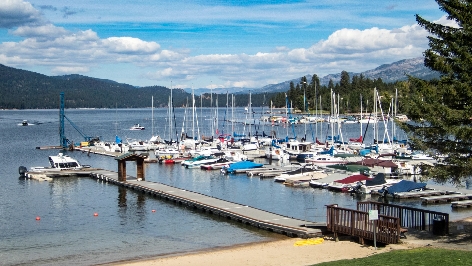 Marina on Payette Lake in McCall