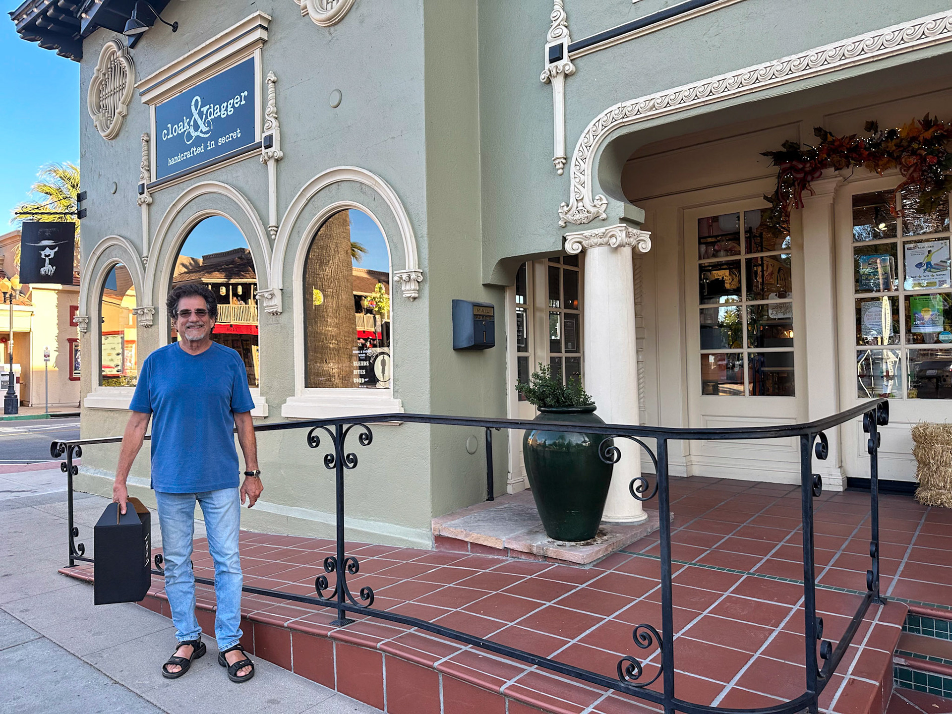 Leaving with our wine purchase