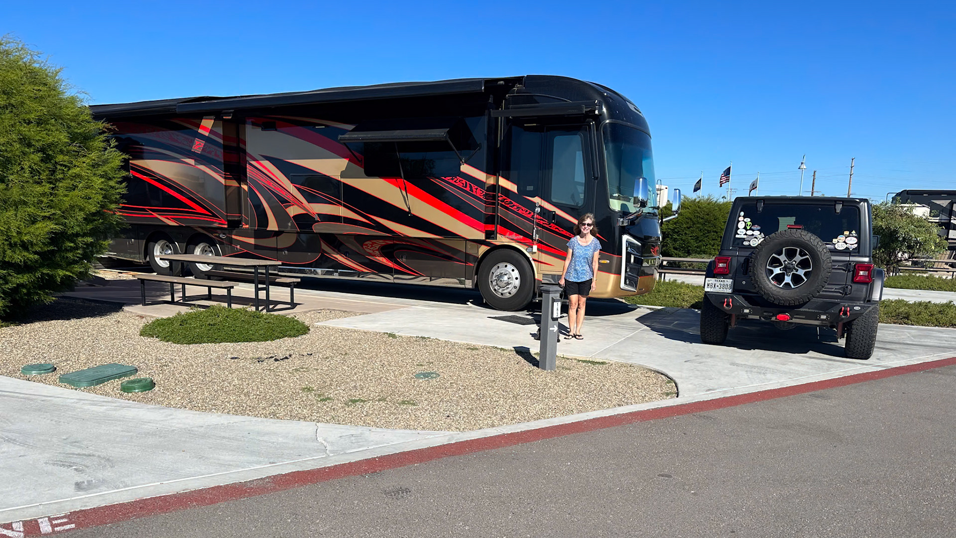 Our Sun Outdoors campspot in San Diego