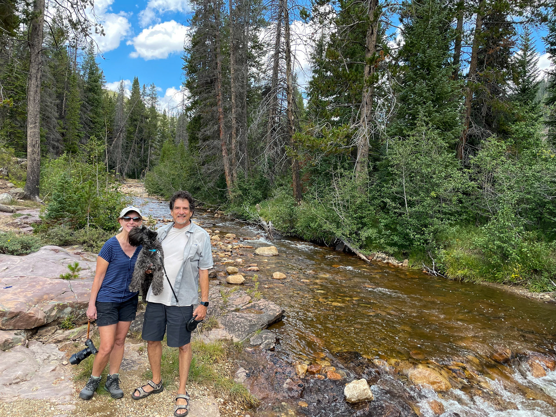 Photo stop along the Provo River