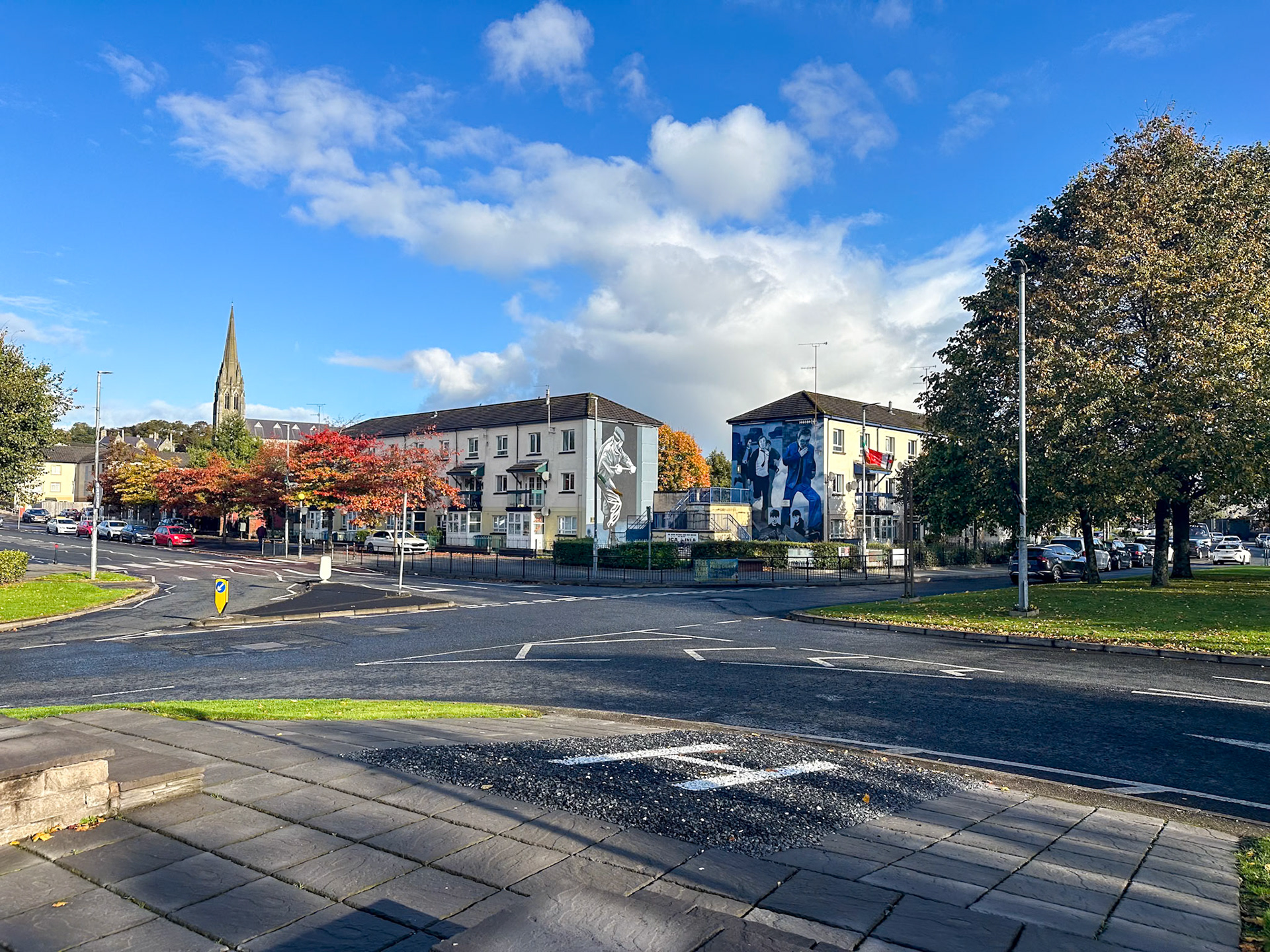 Bogside murals in the Peoples Gallery