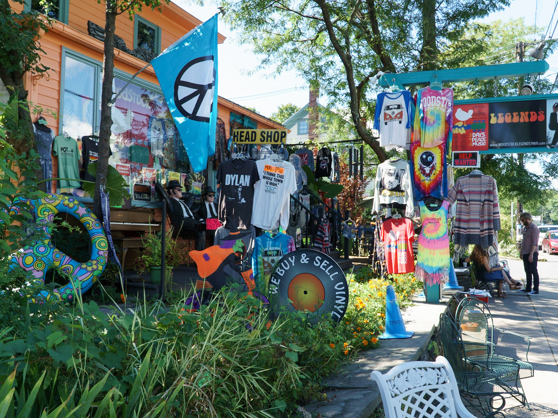 Along Main Street in Woodstock
