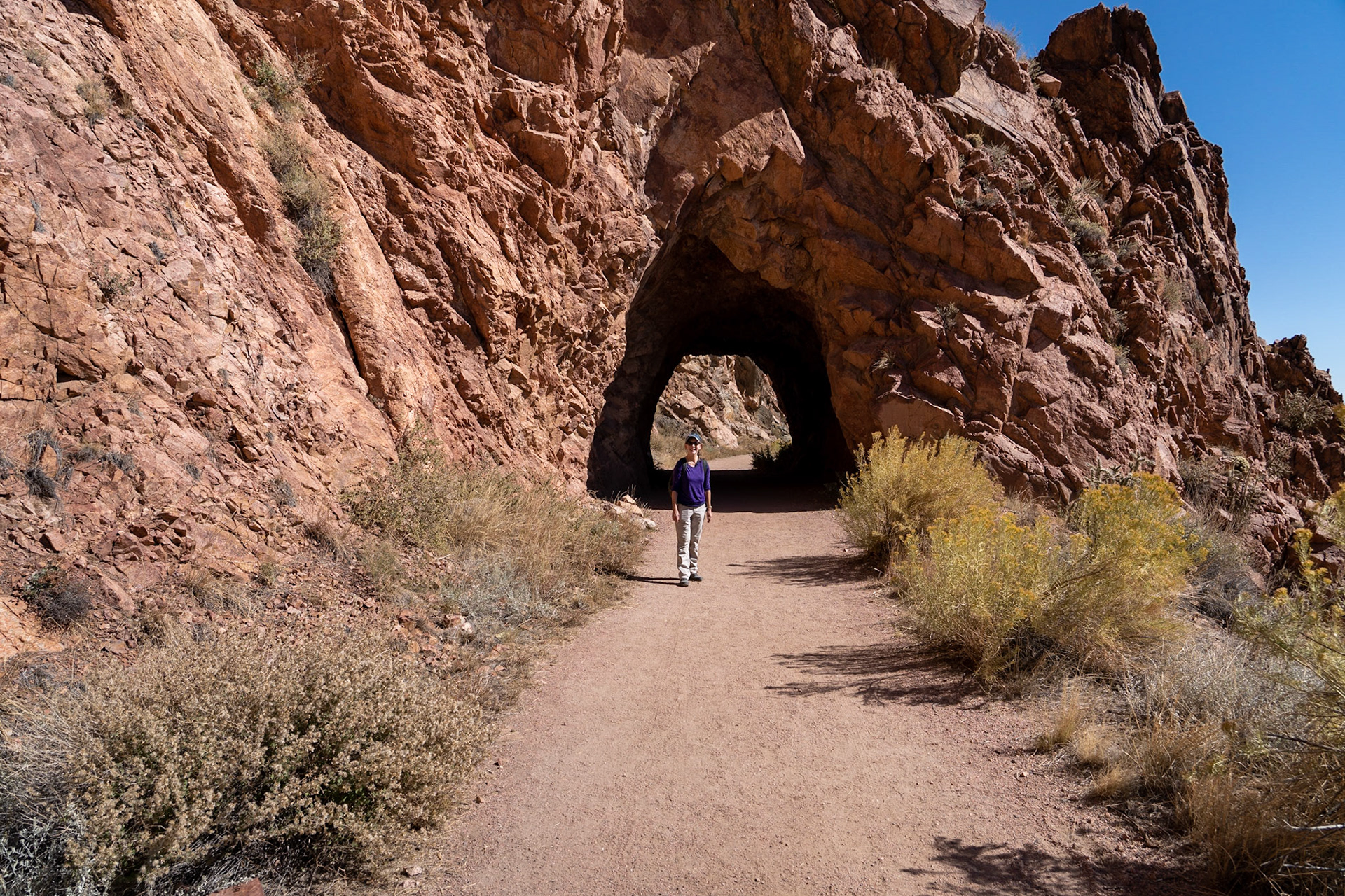Thru the second tunnel