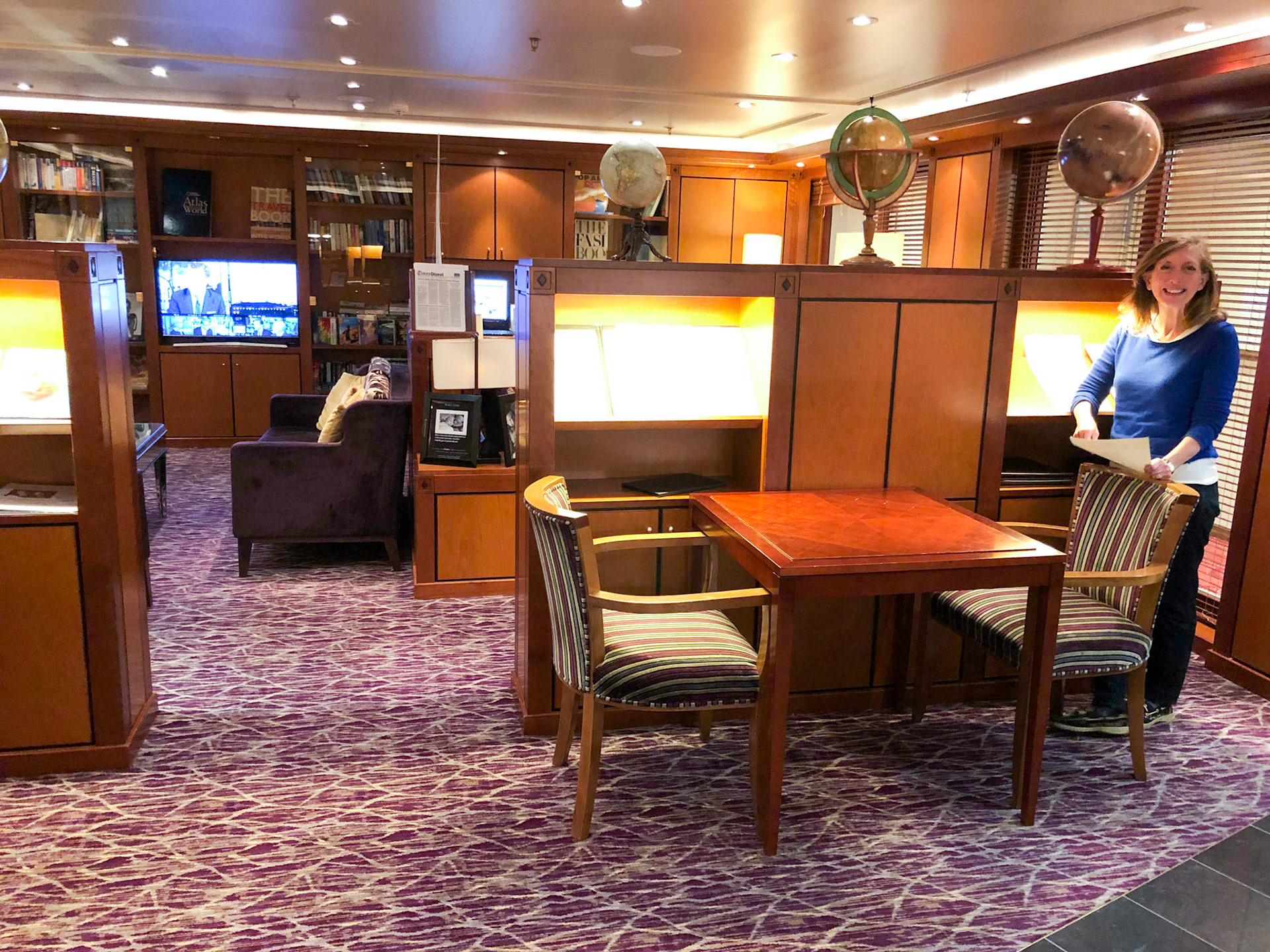 Private lounge for the Neptune Suites