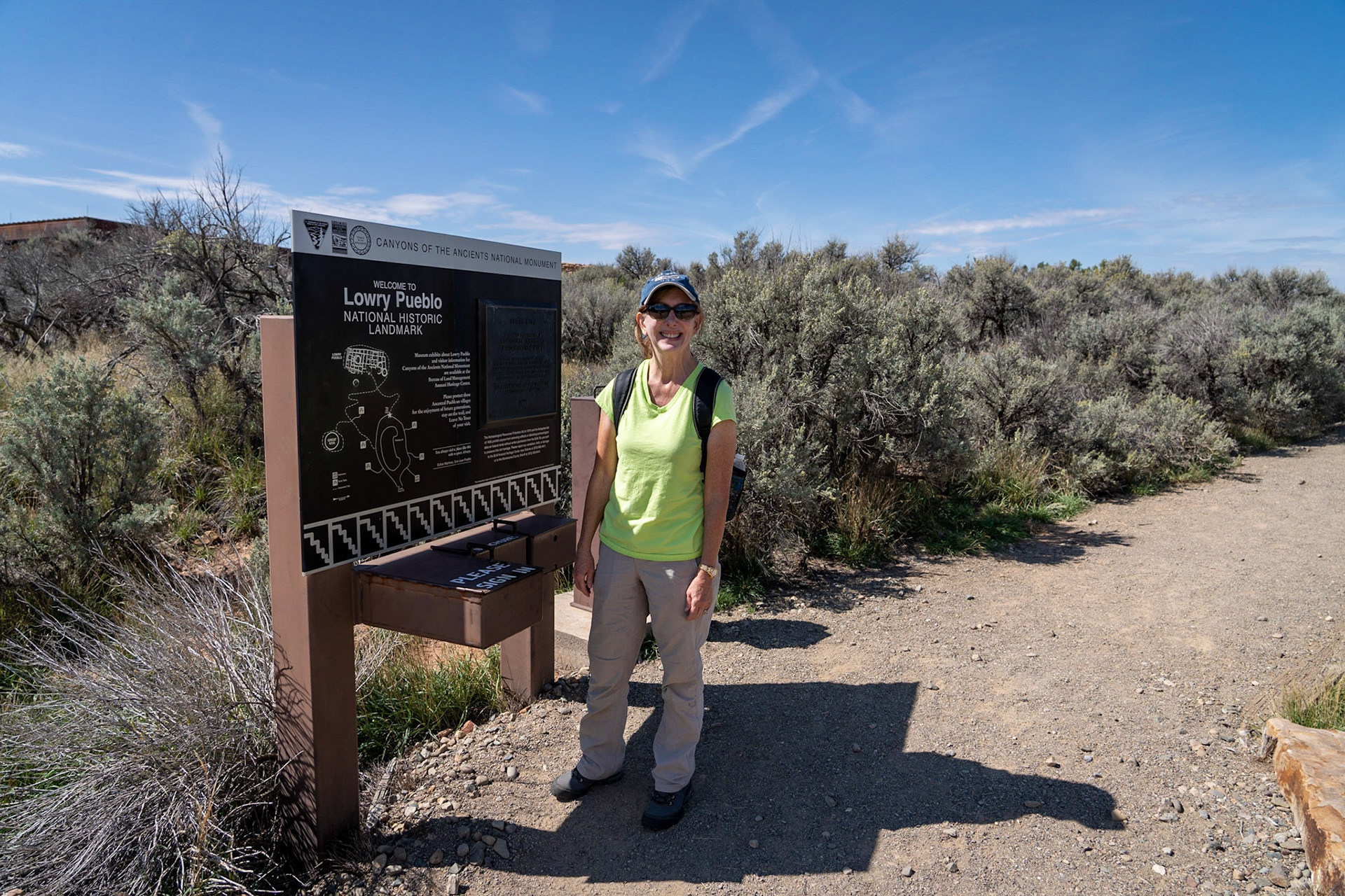 It was a long drive to the Lowry Peublo