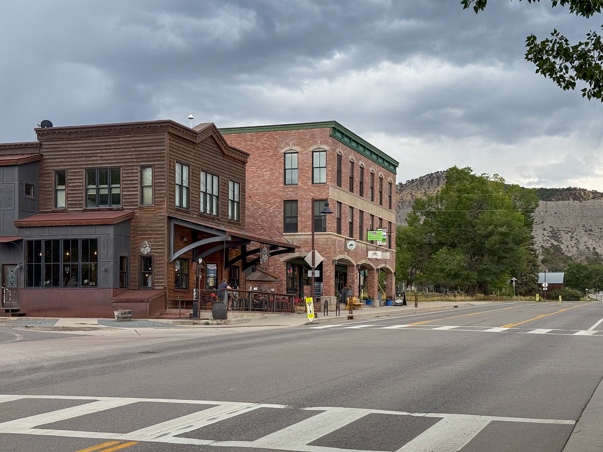 Main street in Ridgway, Colorado