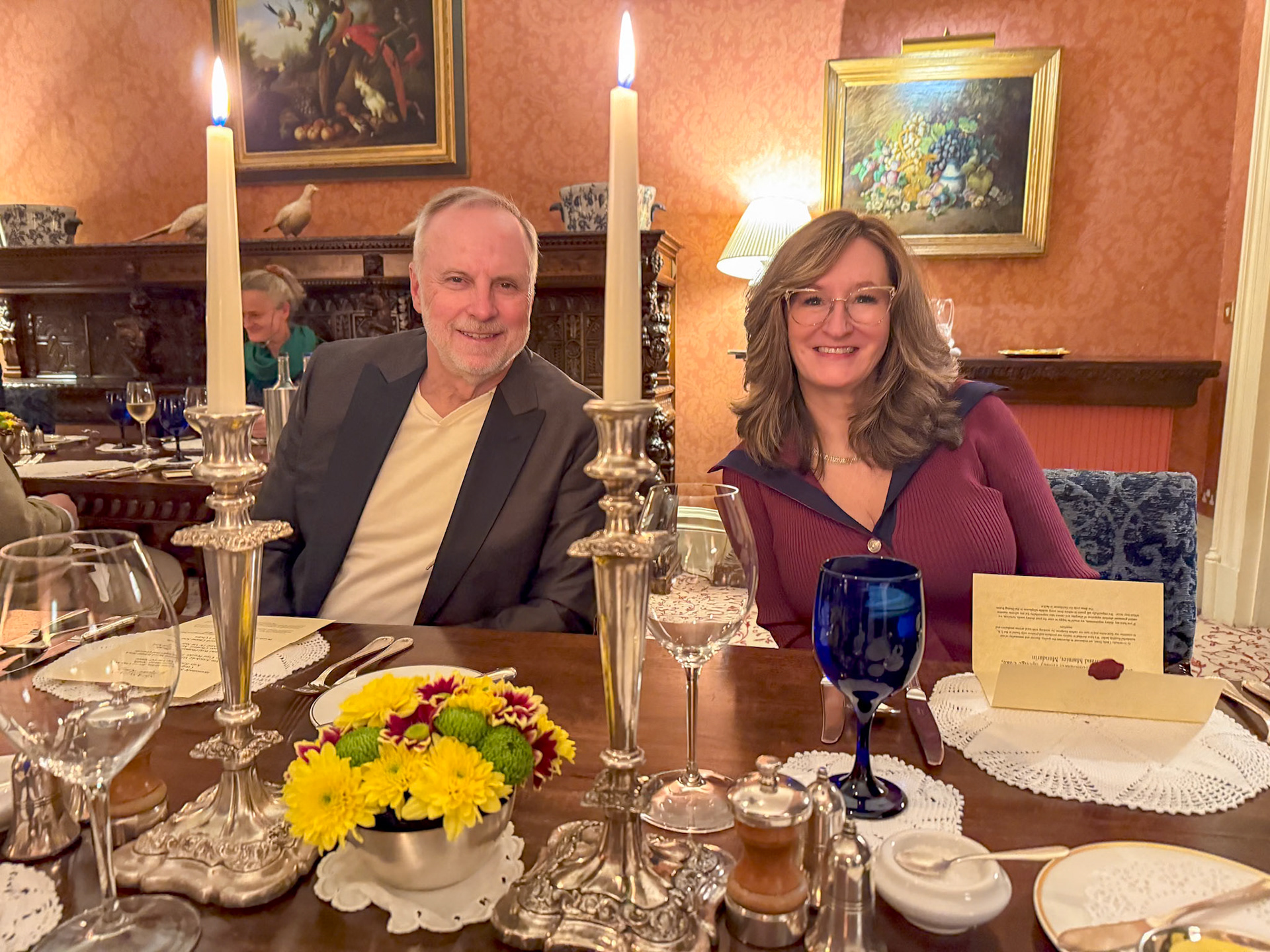 Dinner at Seasgair Restaurant in the castle
