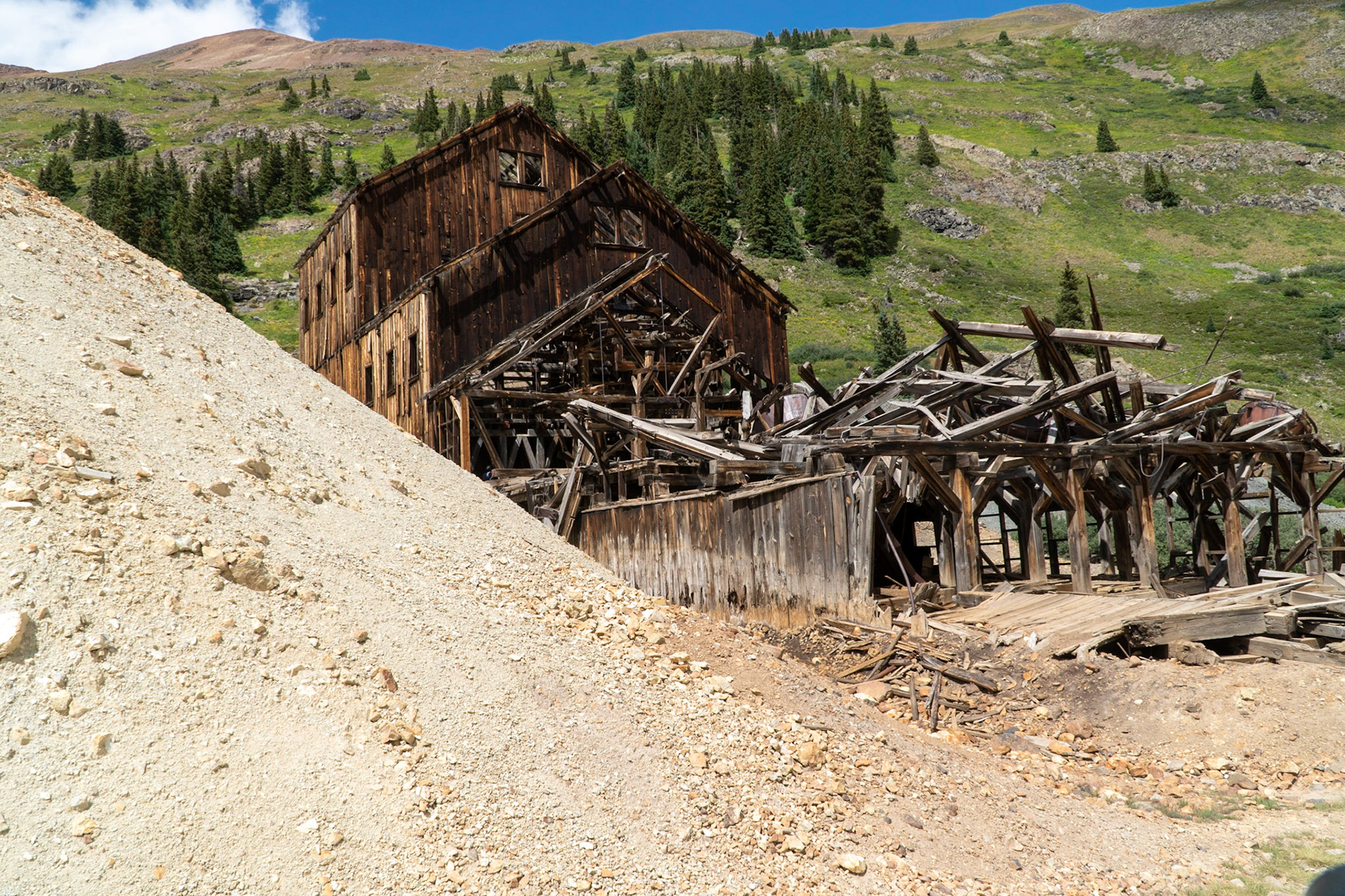 Gold and Silver was mined in the mountains