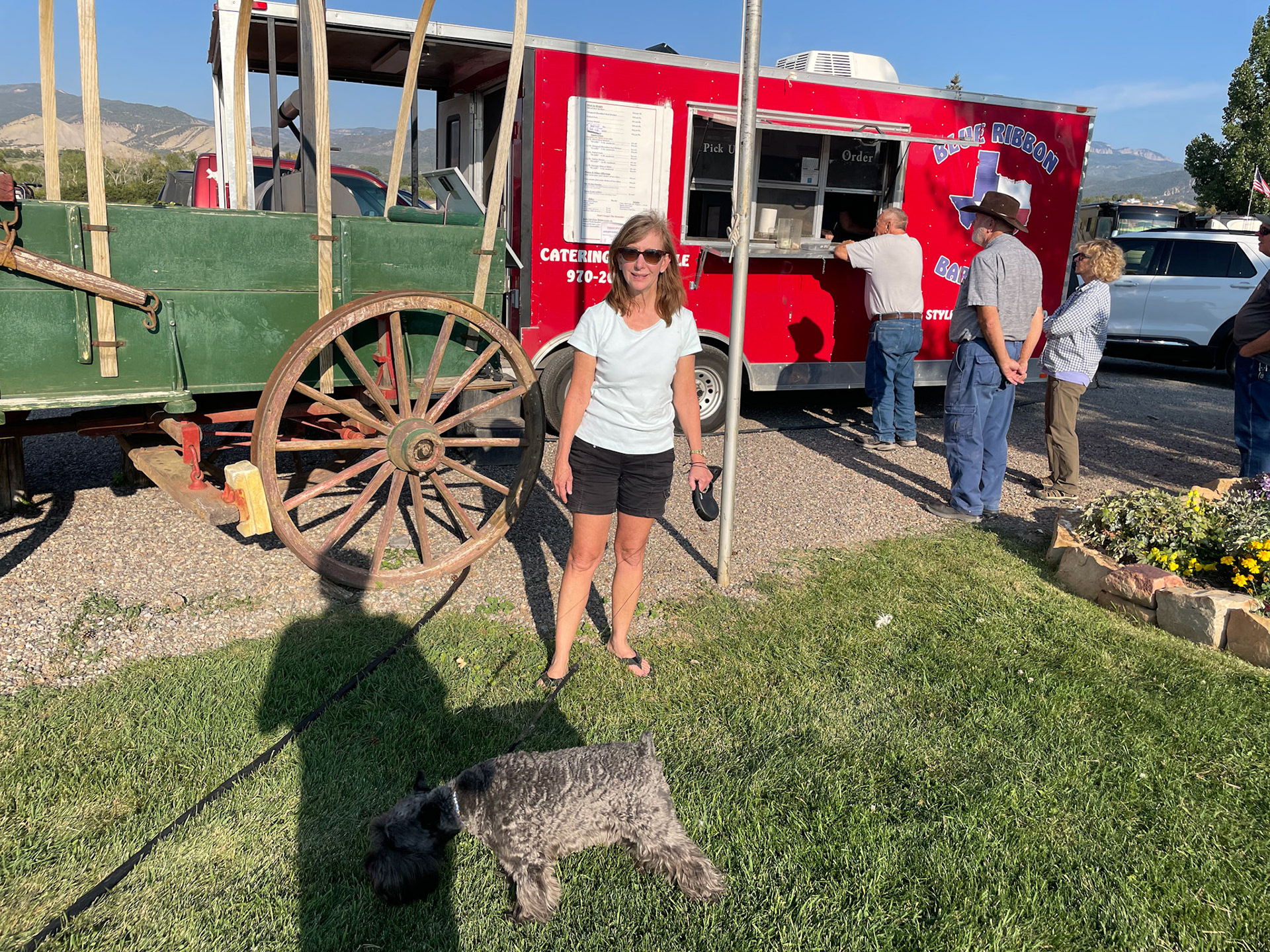 BBQ dinner at the chuckwagon