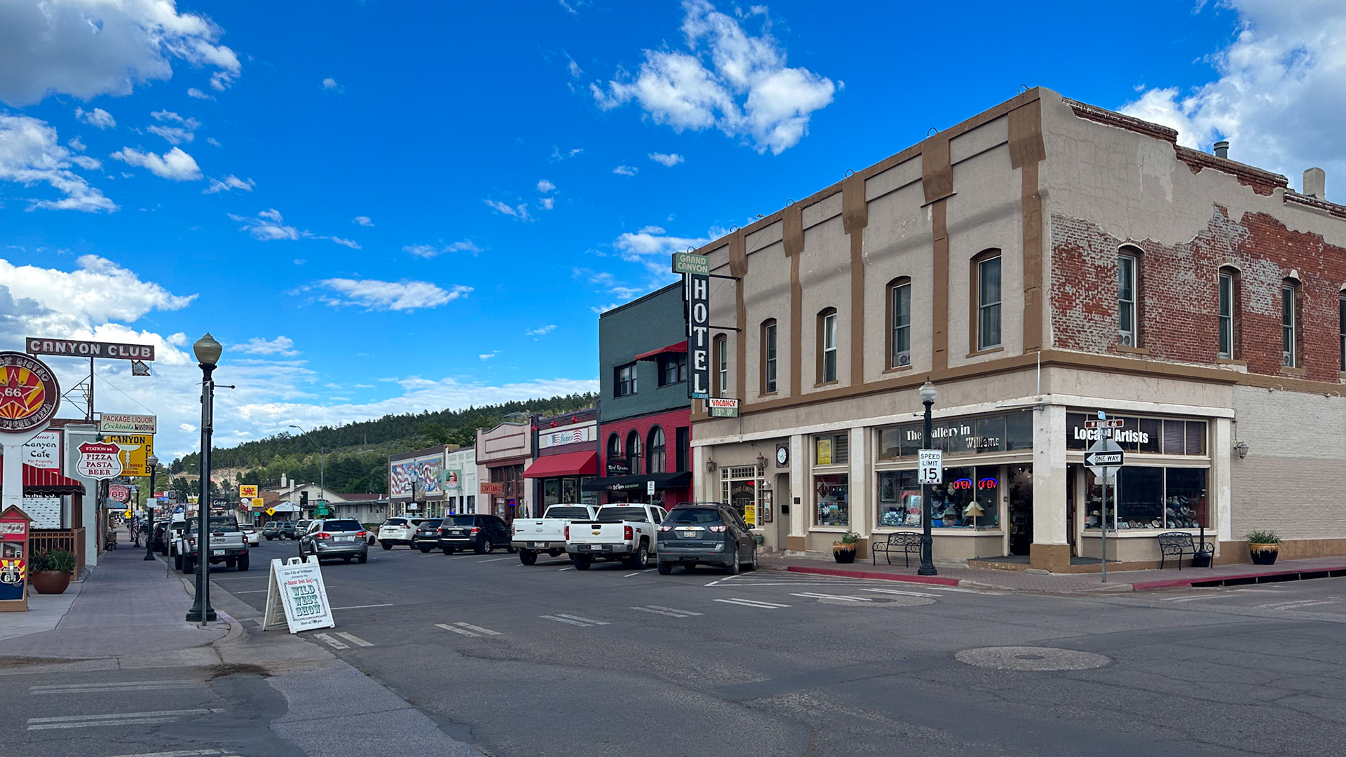 Historic Route 66 in Williams, AZ