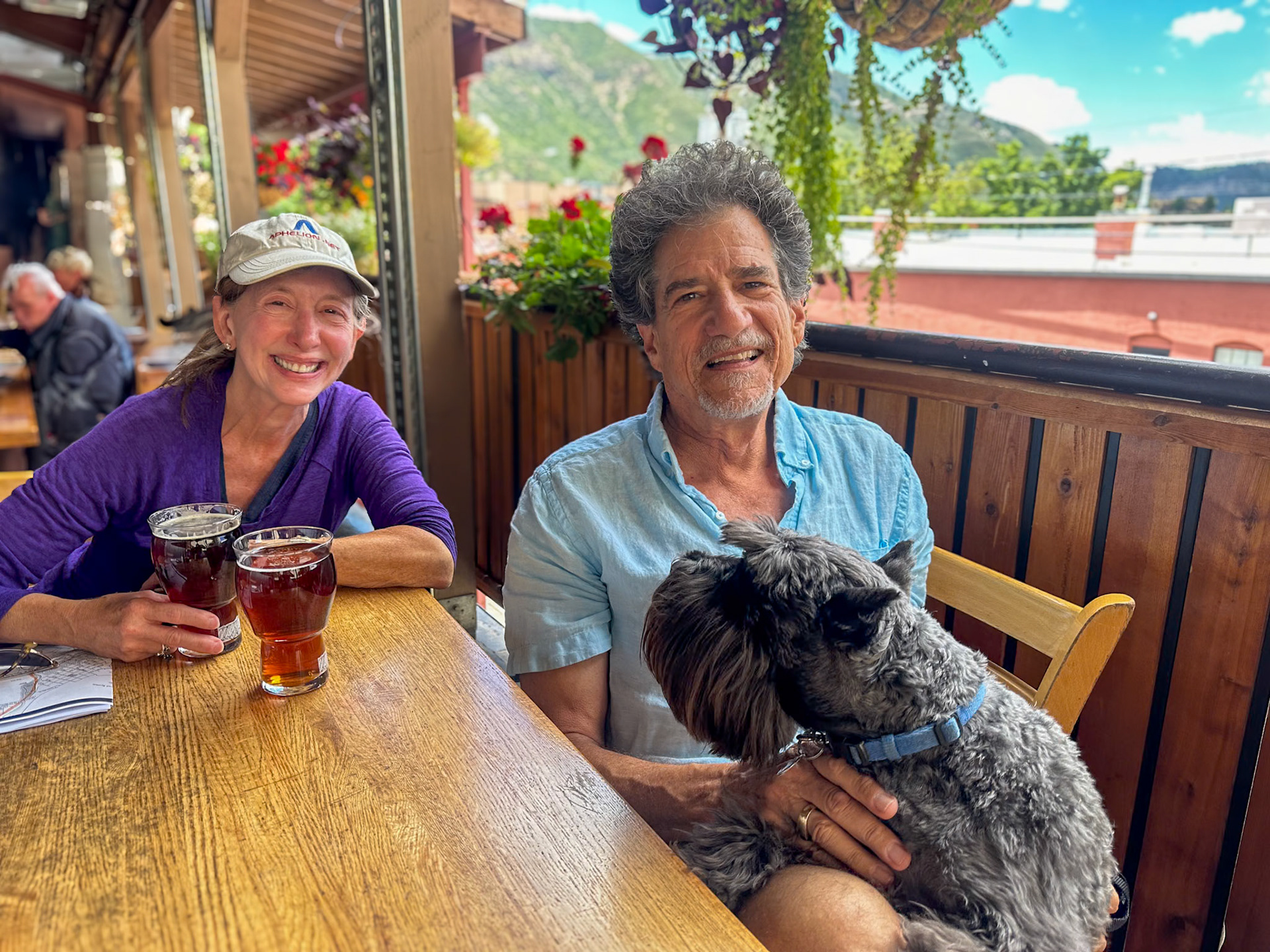 Lunch at Steamworks Brewing in Durango