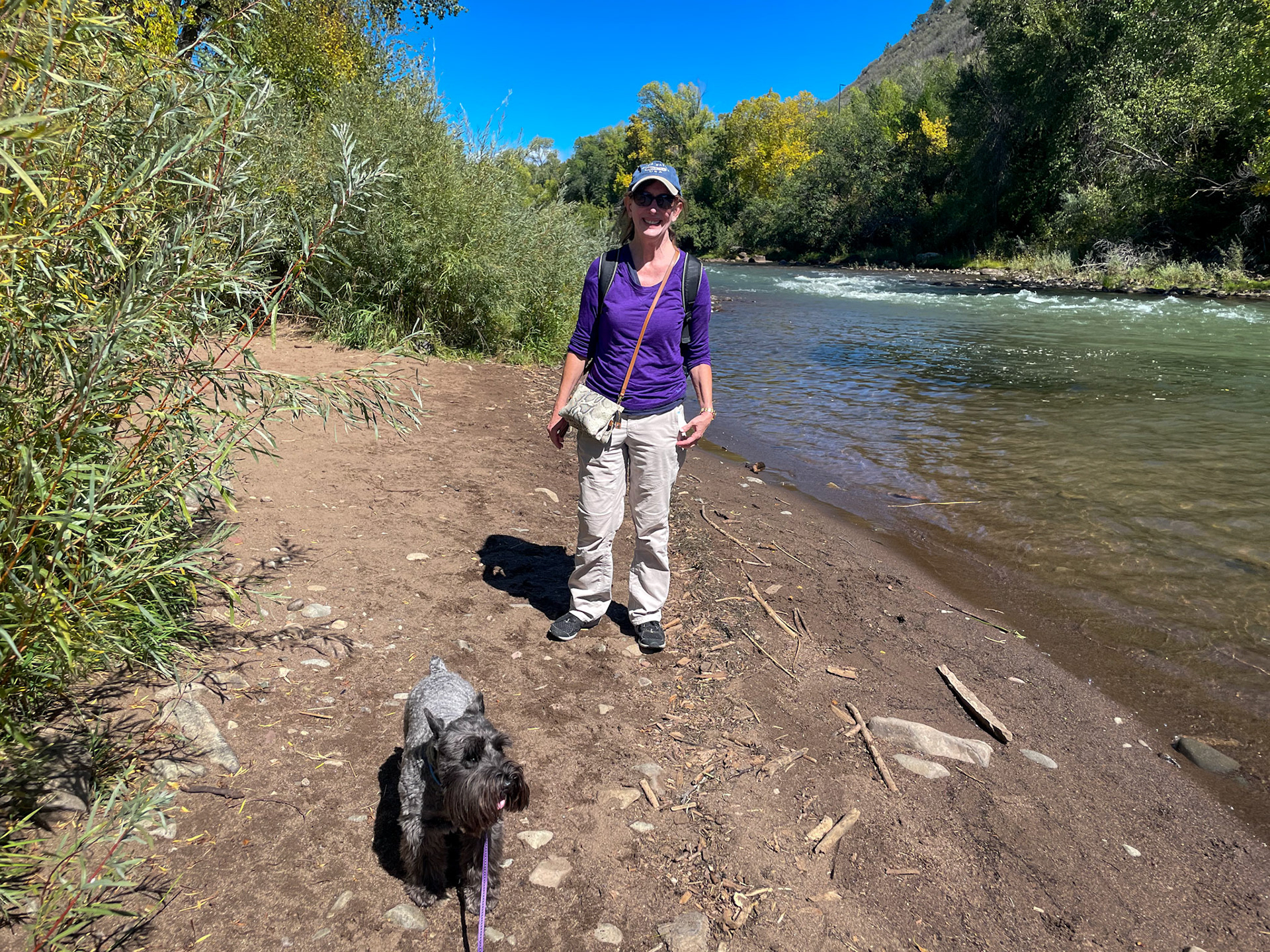 Hiking along the Animas River
