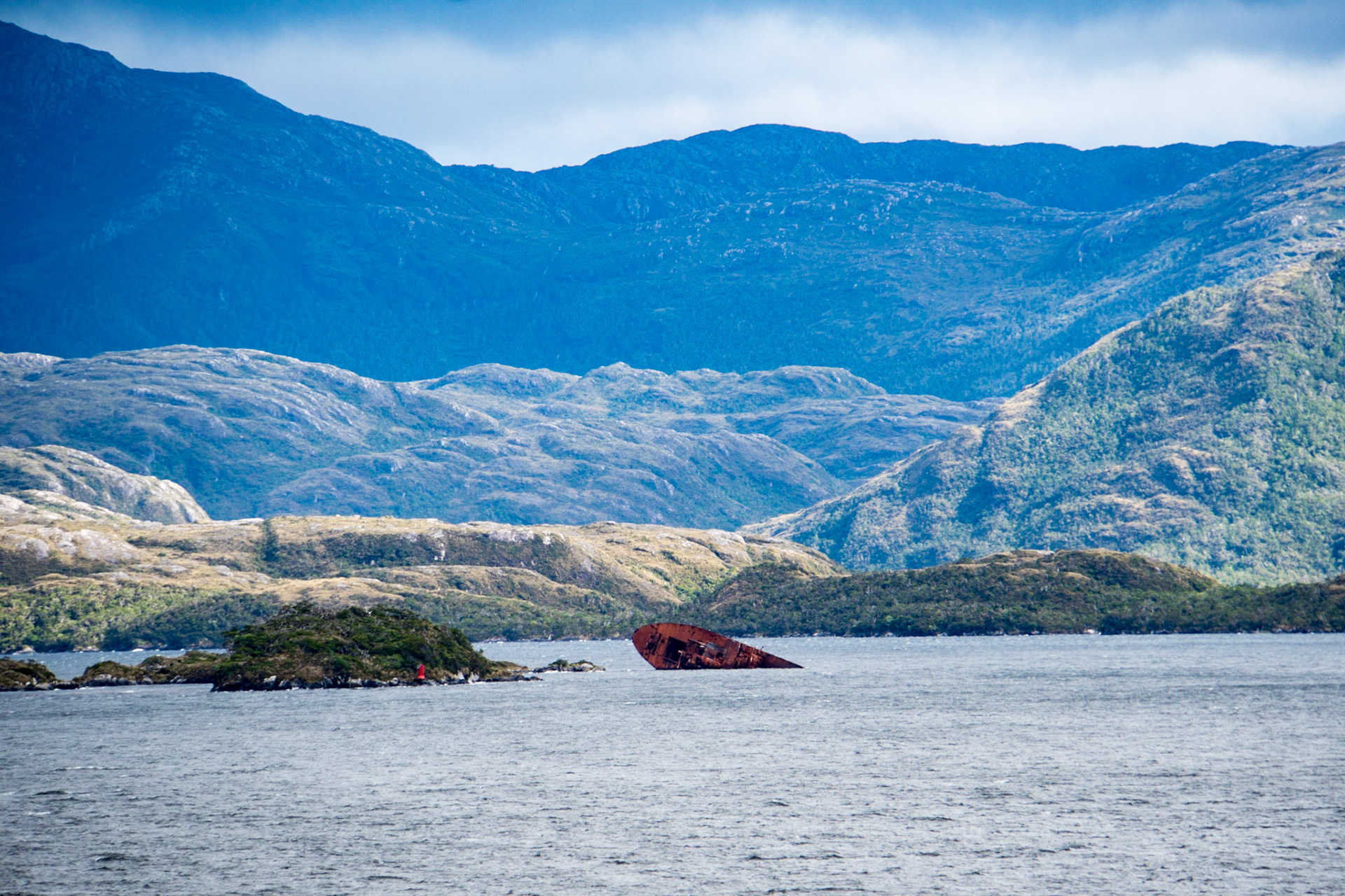 Sarmiento wreck in the Fjords