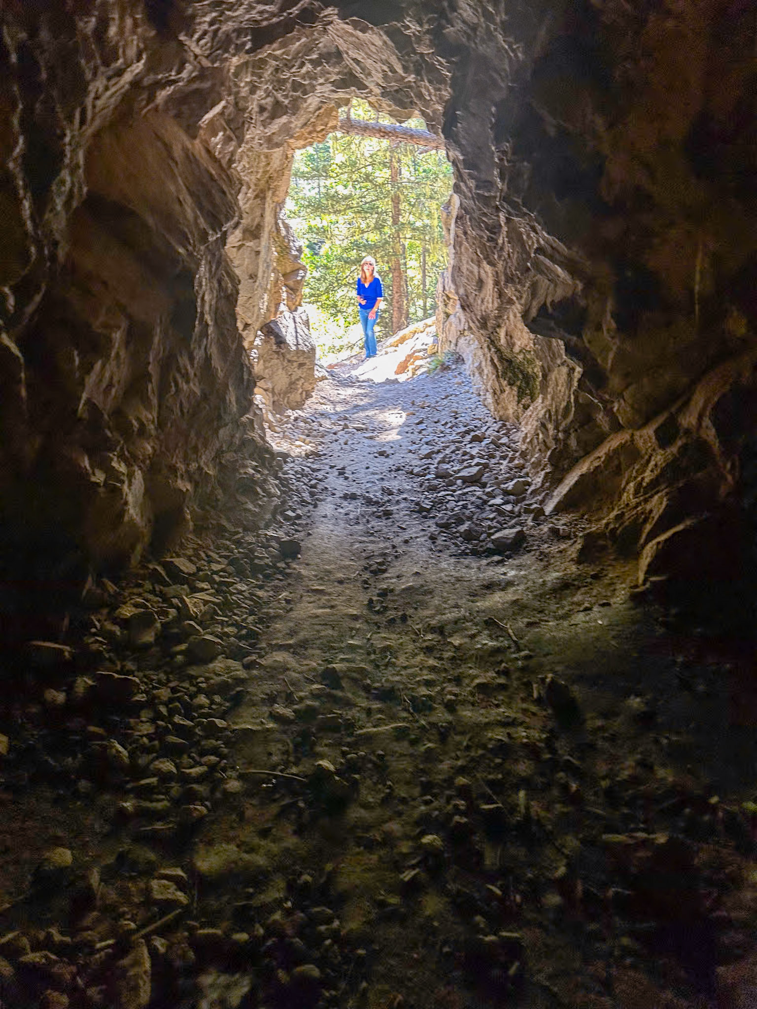 An abandoned mine near Red River