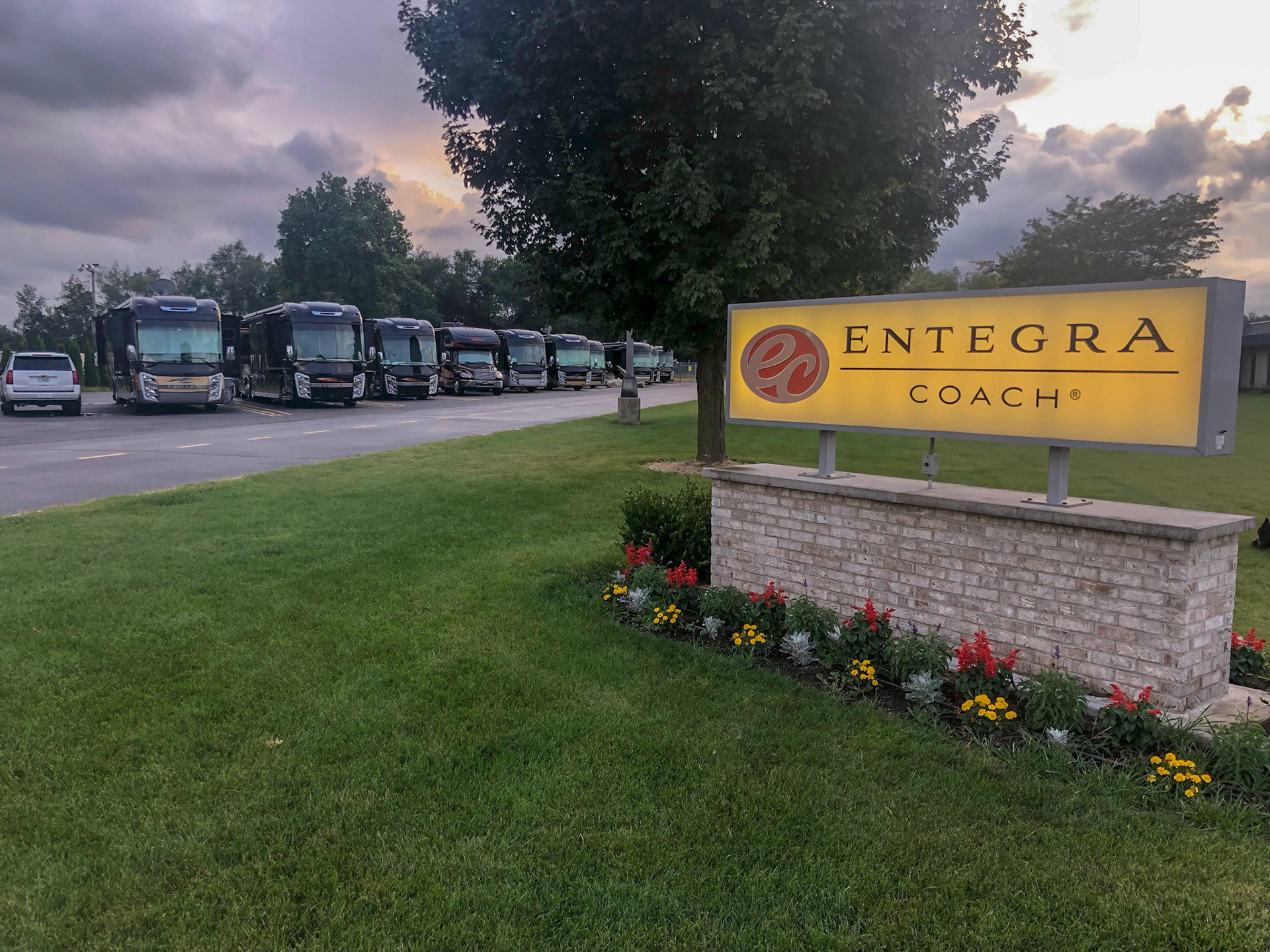 Ready for our week long class at Entegra RV
