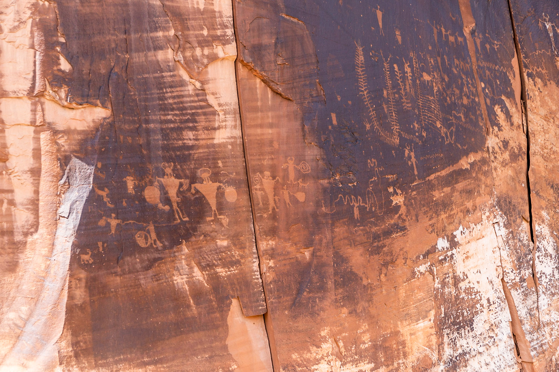 Petroglyphs near the road, 6000 - 1000 BC