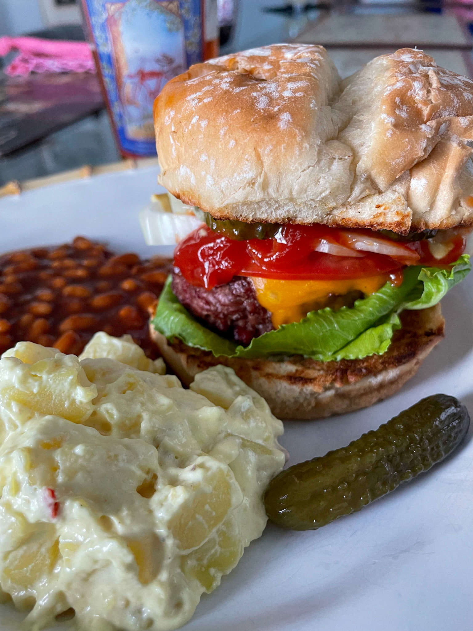 Lunch from the grill