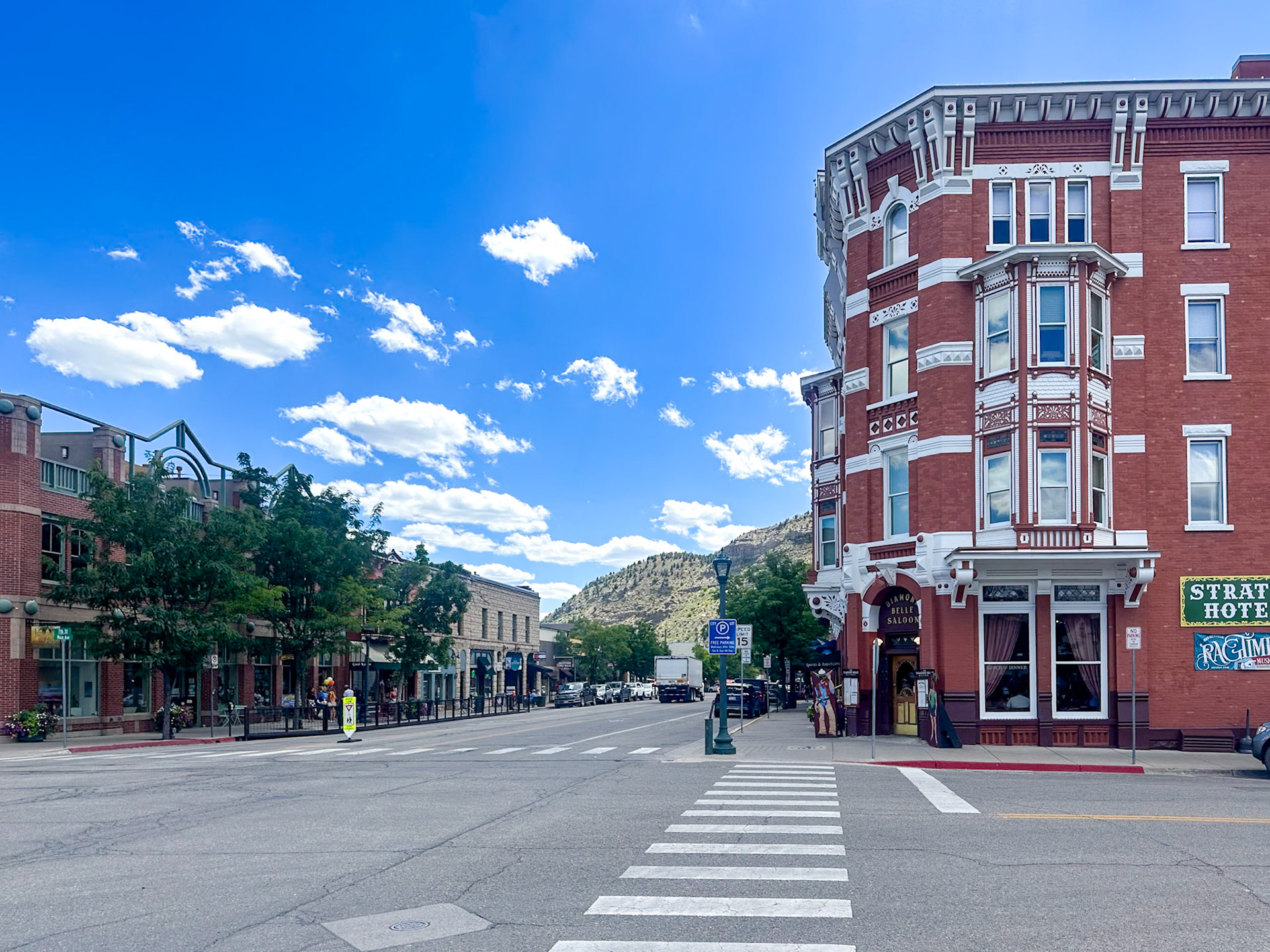 Stratford hotel in downtown Durango