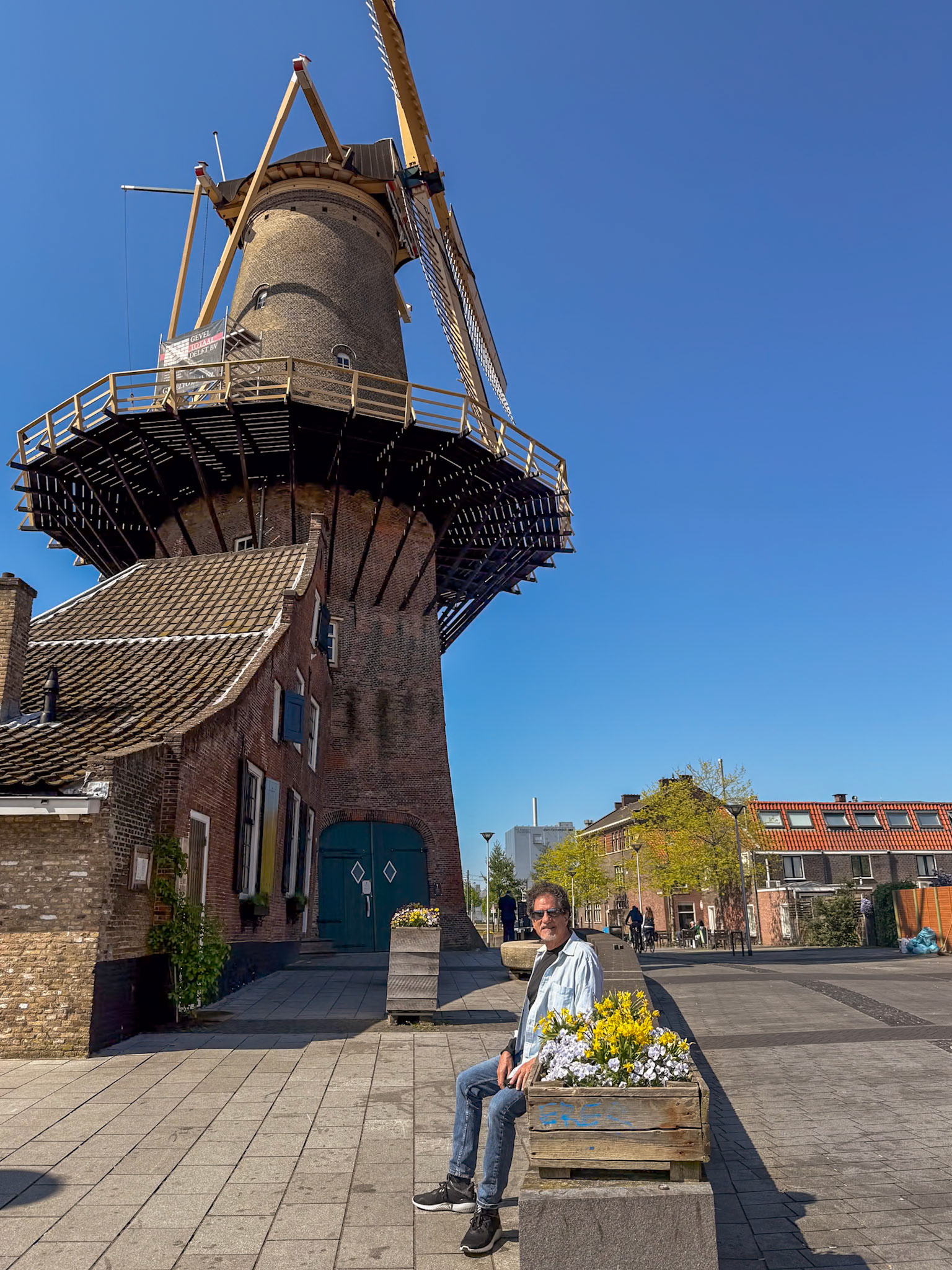 Windmill for milling grain now a restaurant