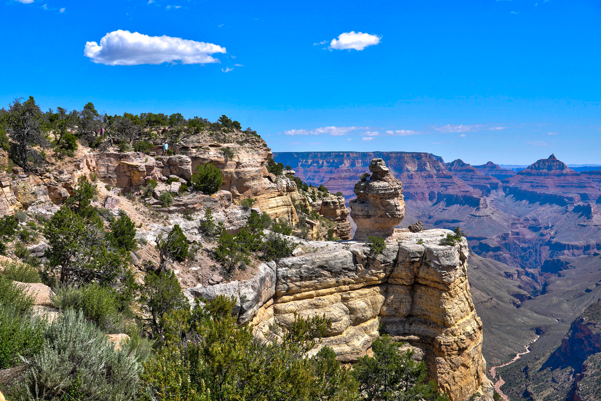 That's me in the distance