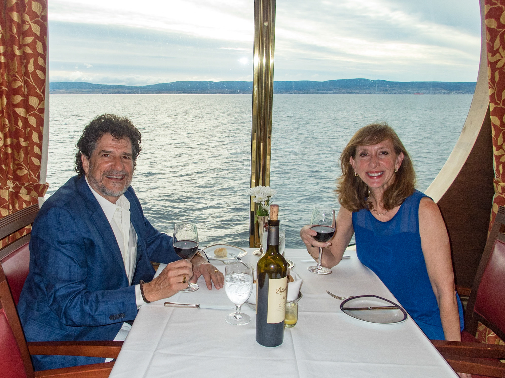 Dinner at our reserved table