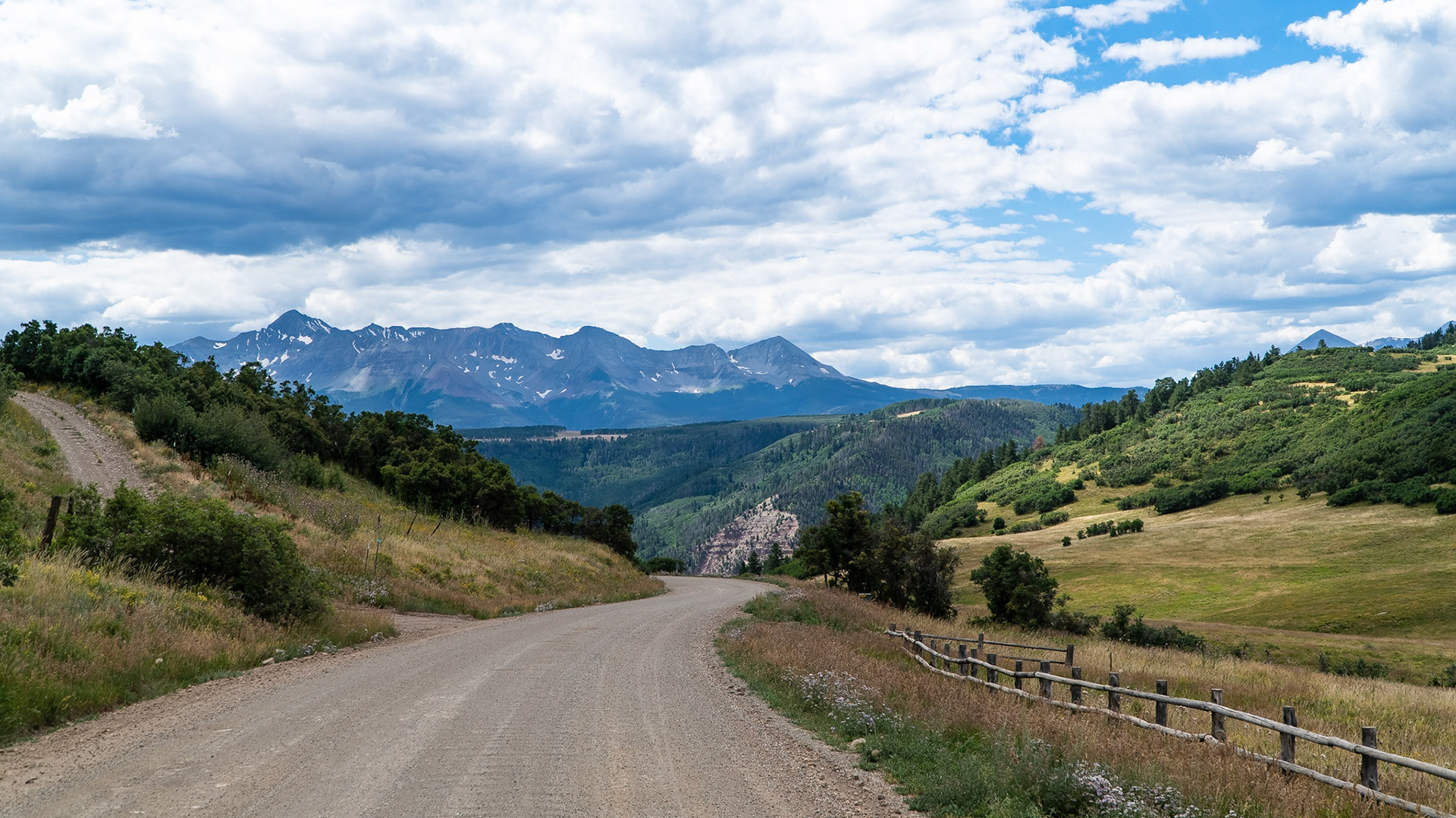 Along Last Dollar Road on the way to Telluride