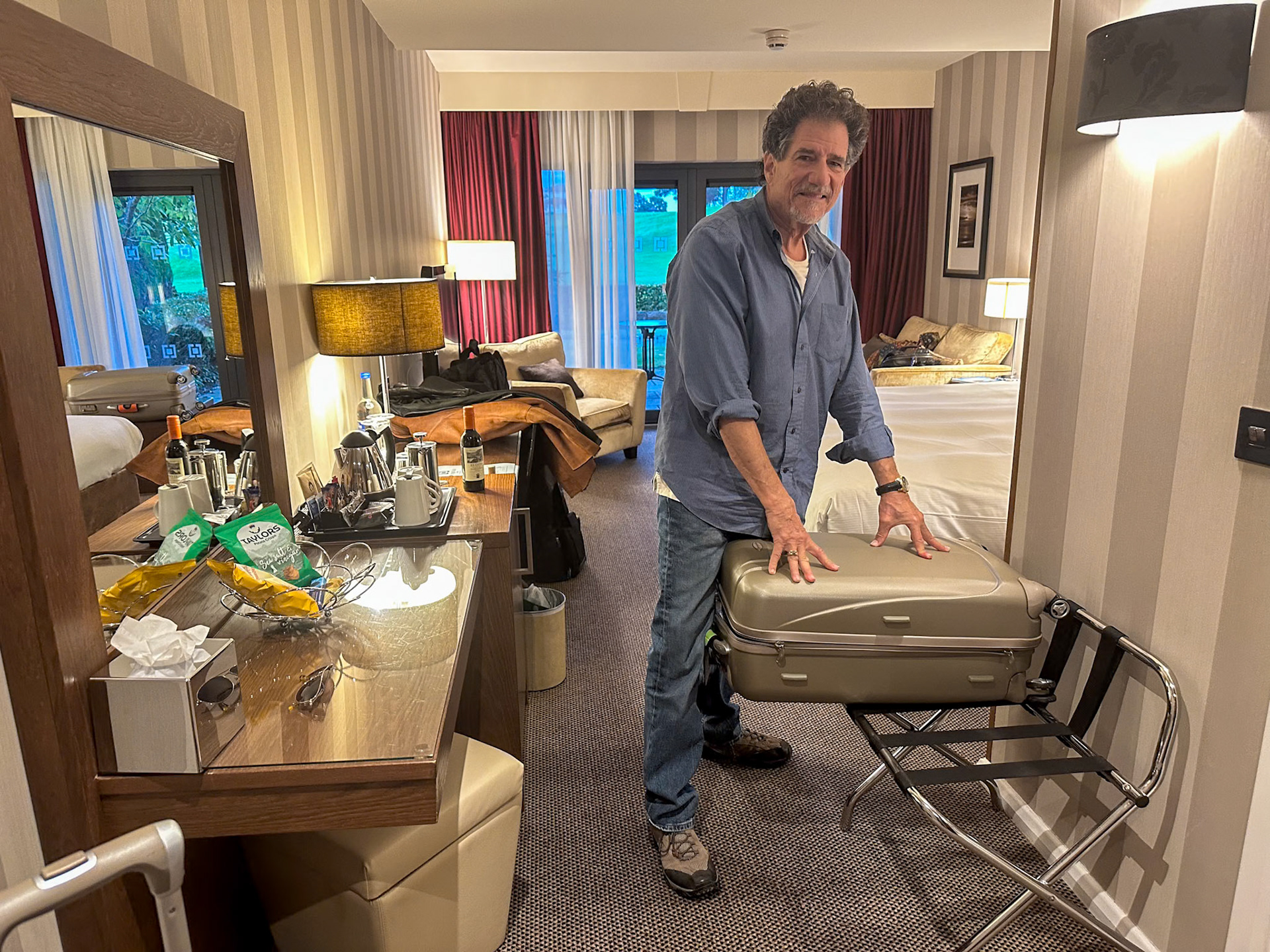 Our rooms were at floor -1