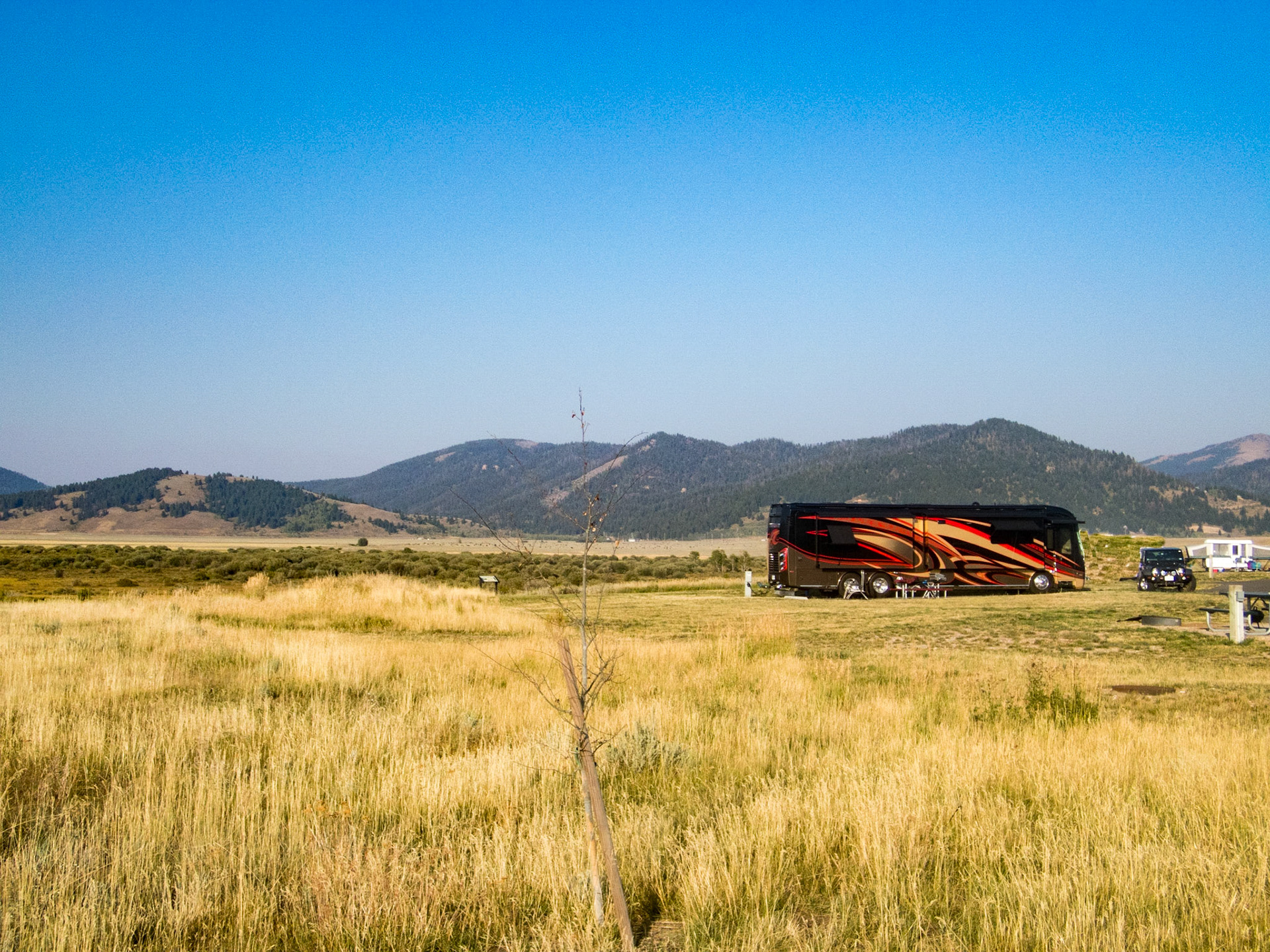 Campsite at Henry's Lake