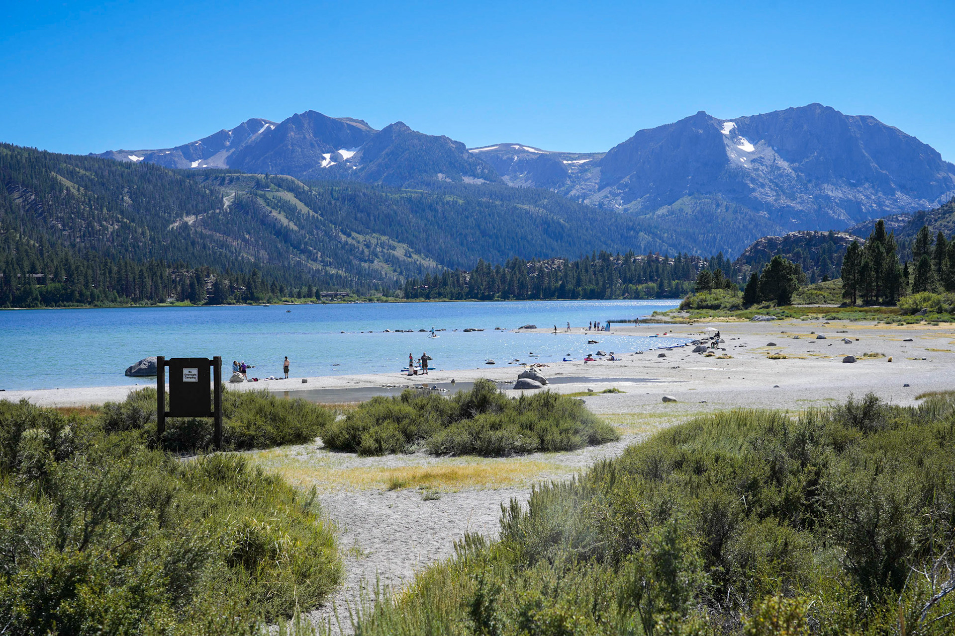 We drove the June Lake Loop around June Lake