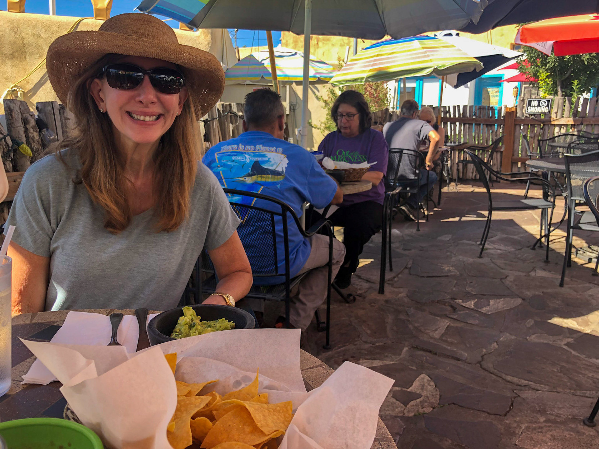 Lunch in Taos at La Cueva Cafe