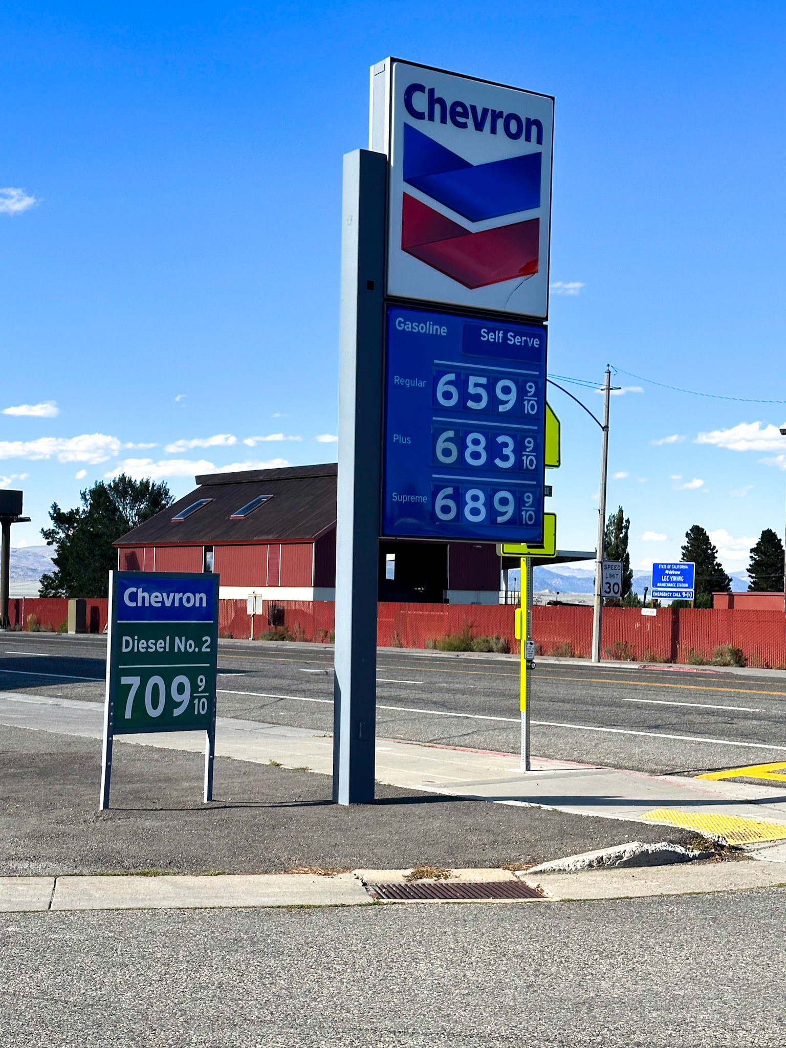 It hurts to fill with gas in these remote towns