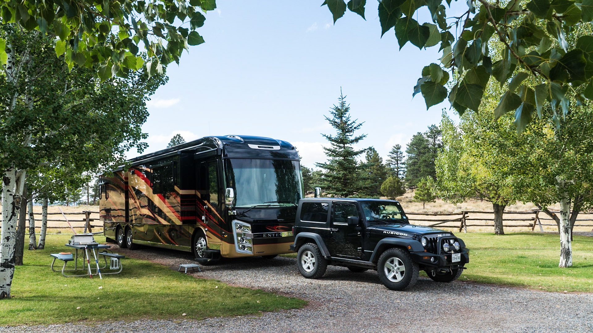 Our campsite at Flaming Gorge