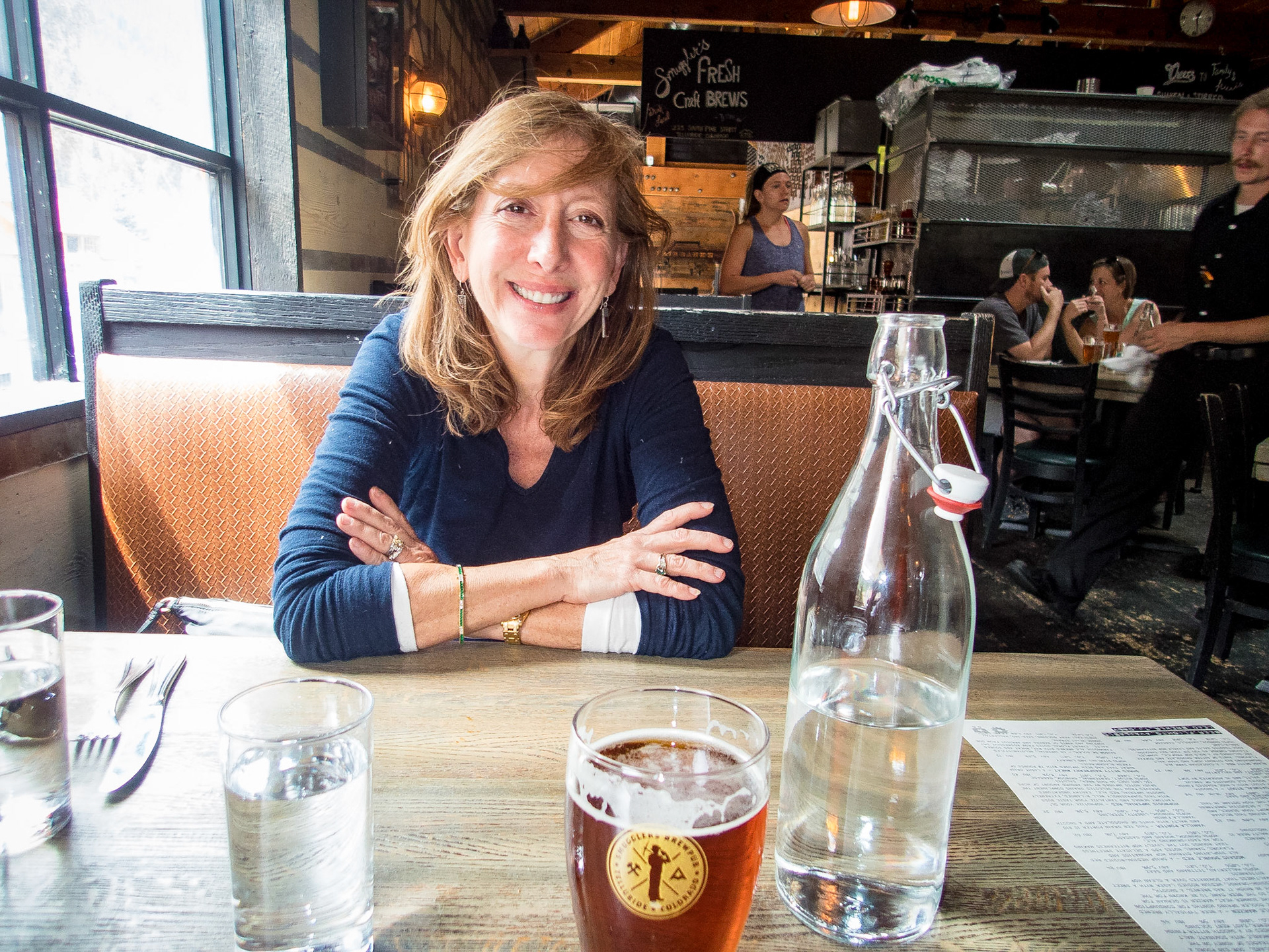 Lunch at Smuggler's restaurant in Telluride