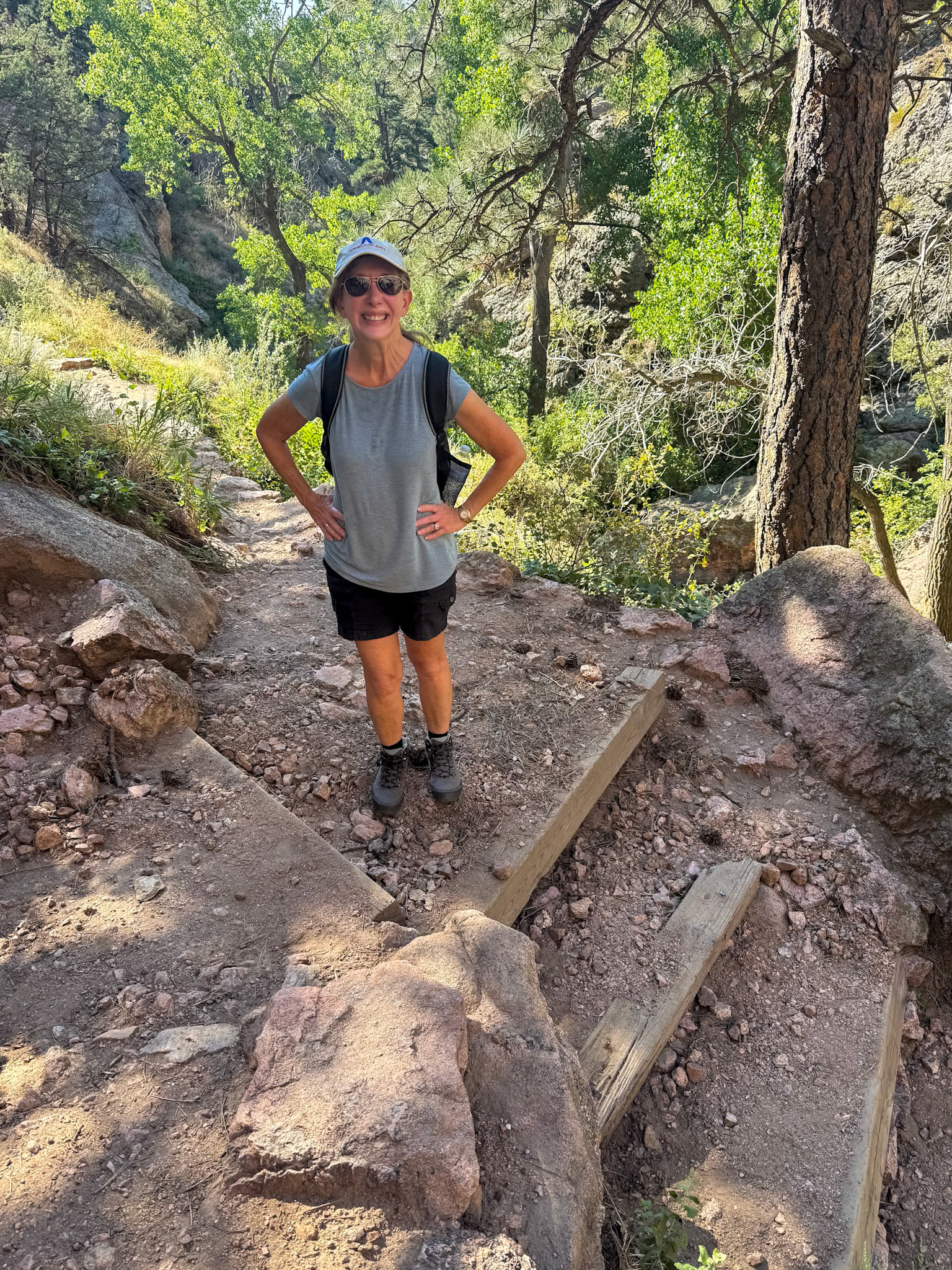 Horsetooth Falls without water