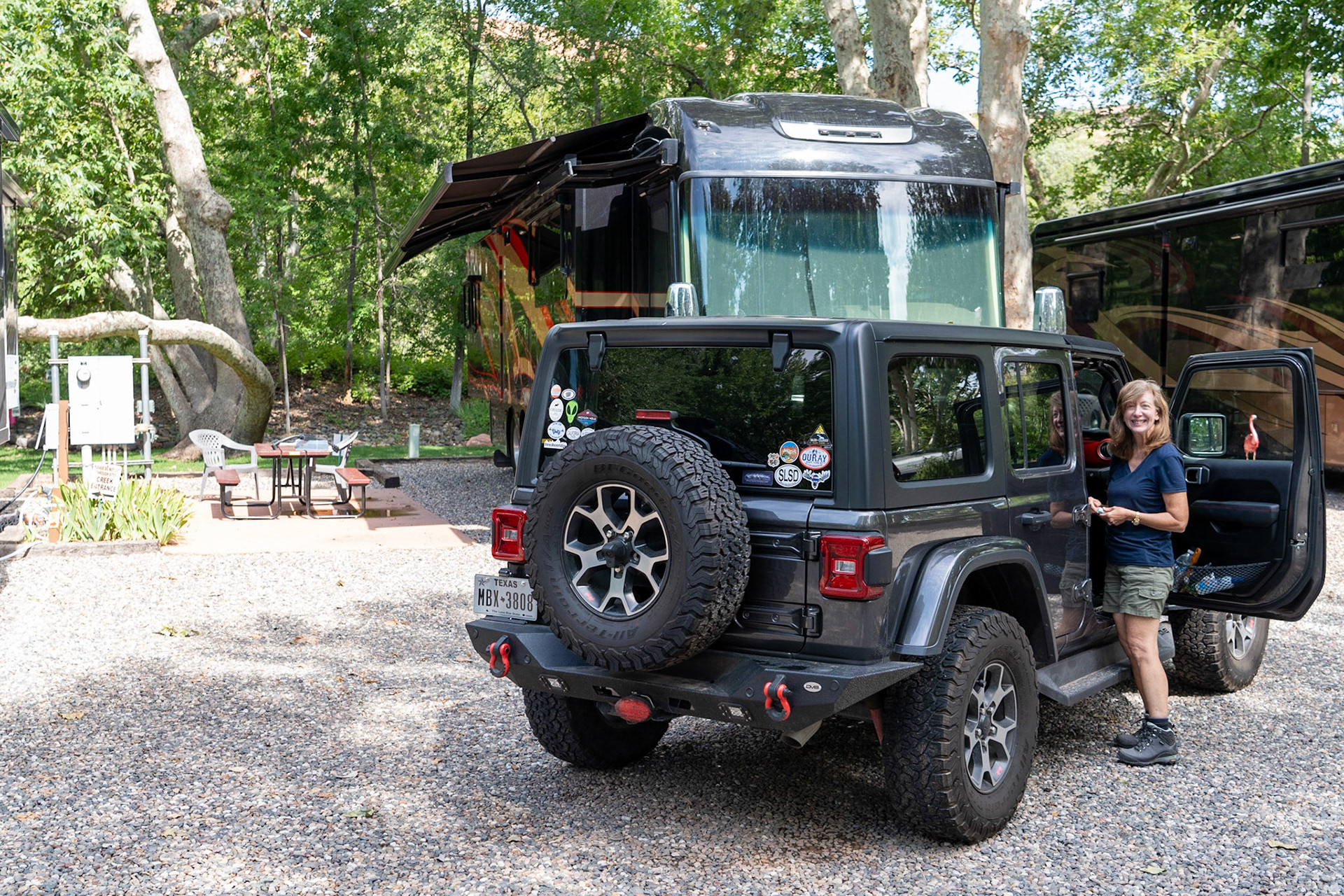 Our campsite in Sedona