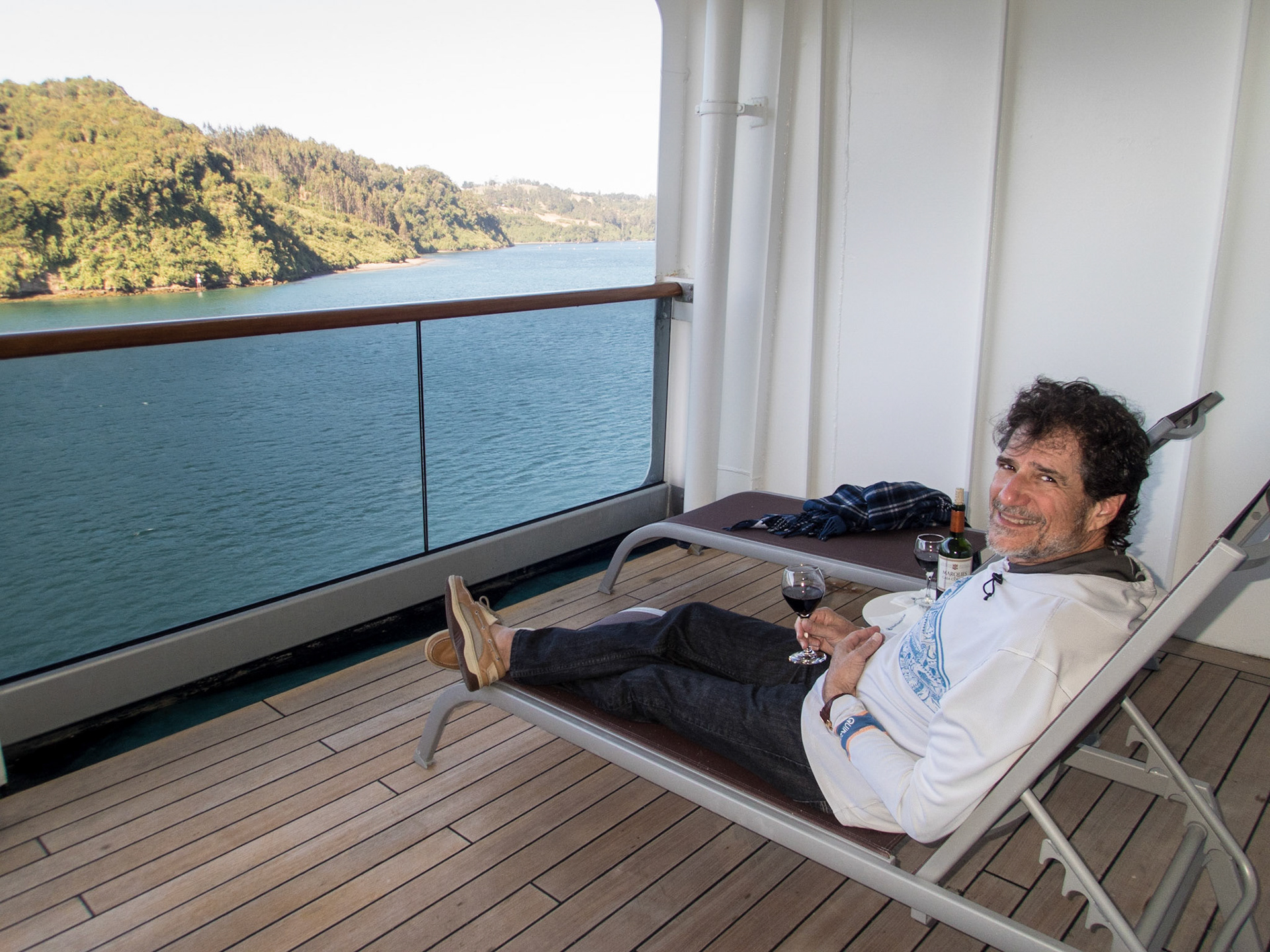 Relaxing as we head to Chacabuco