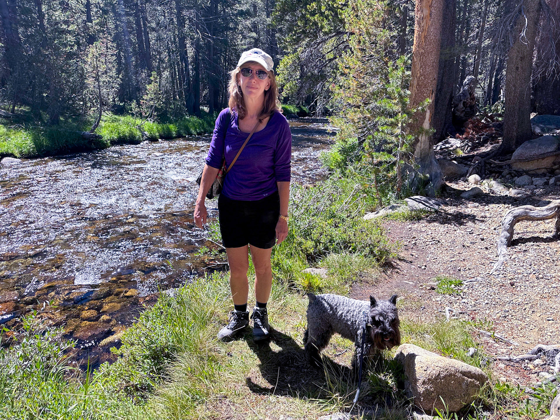 Our lunch stop along a fork of the Tuolumne River