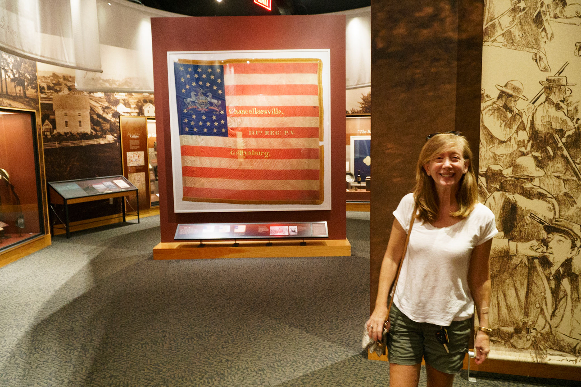 The Union Flag at the Gettysburg Museum