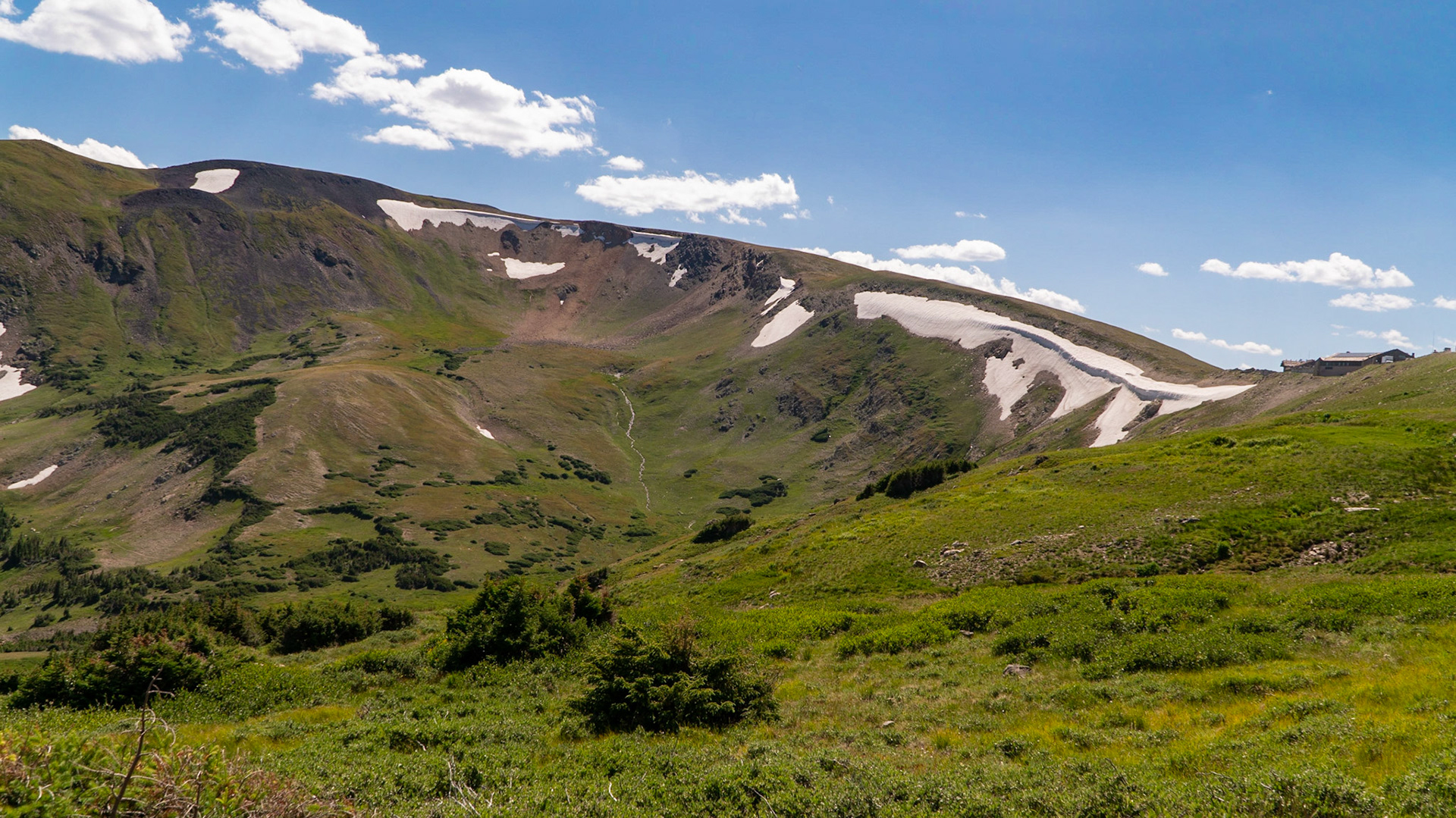 Its cold in the alpine climate at 12,000 feet