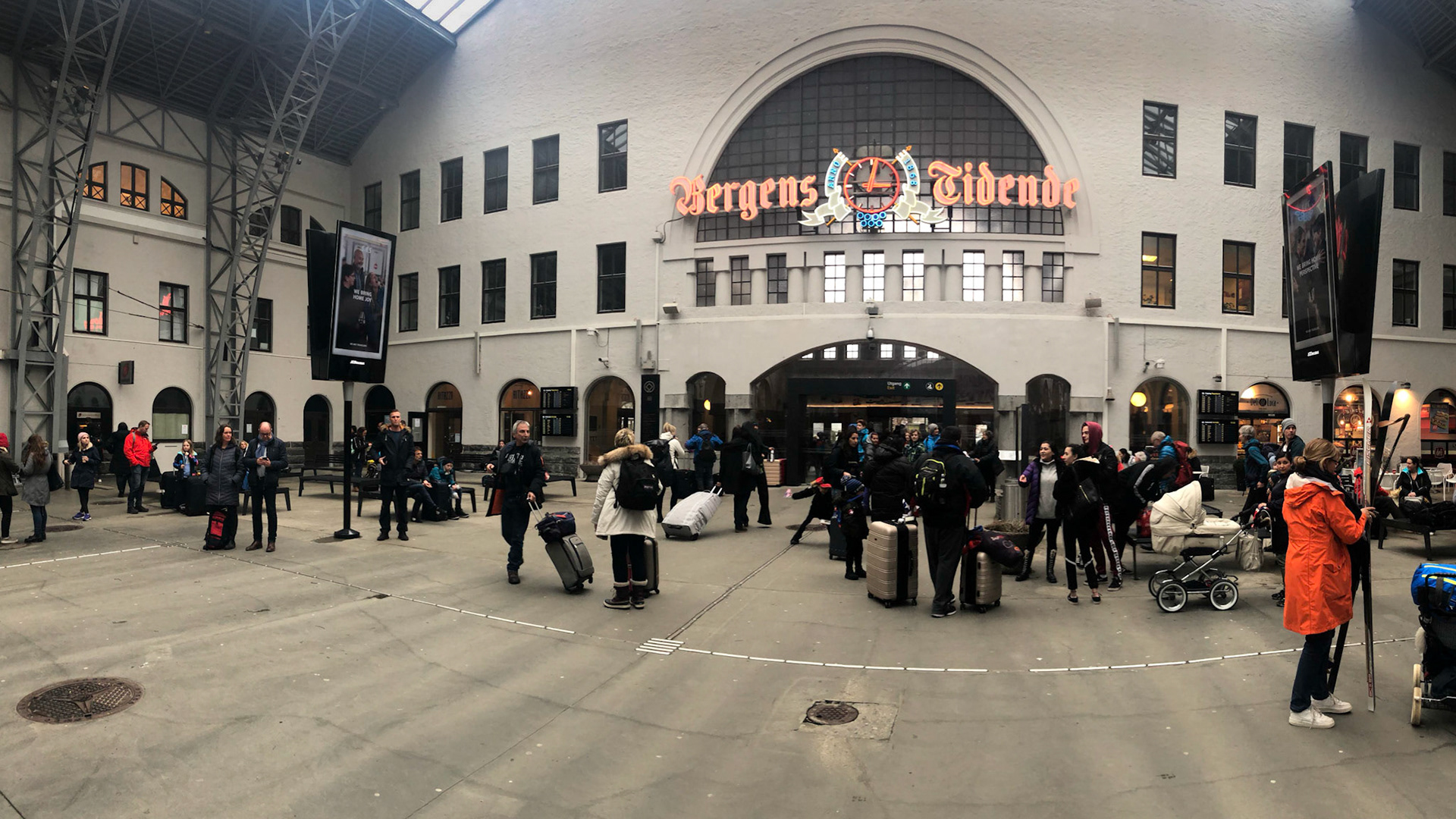 We've arrived in Bergen