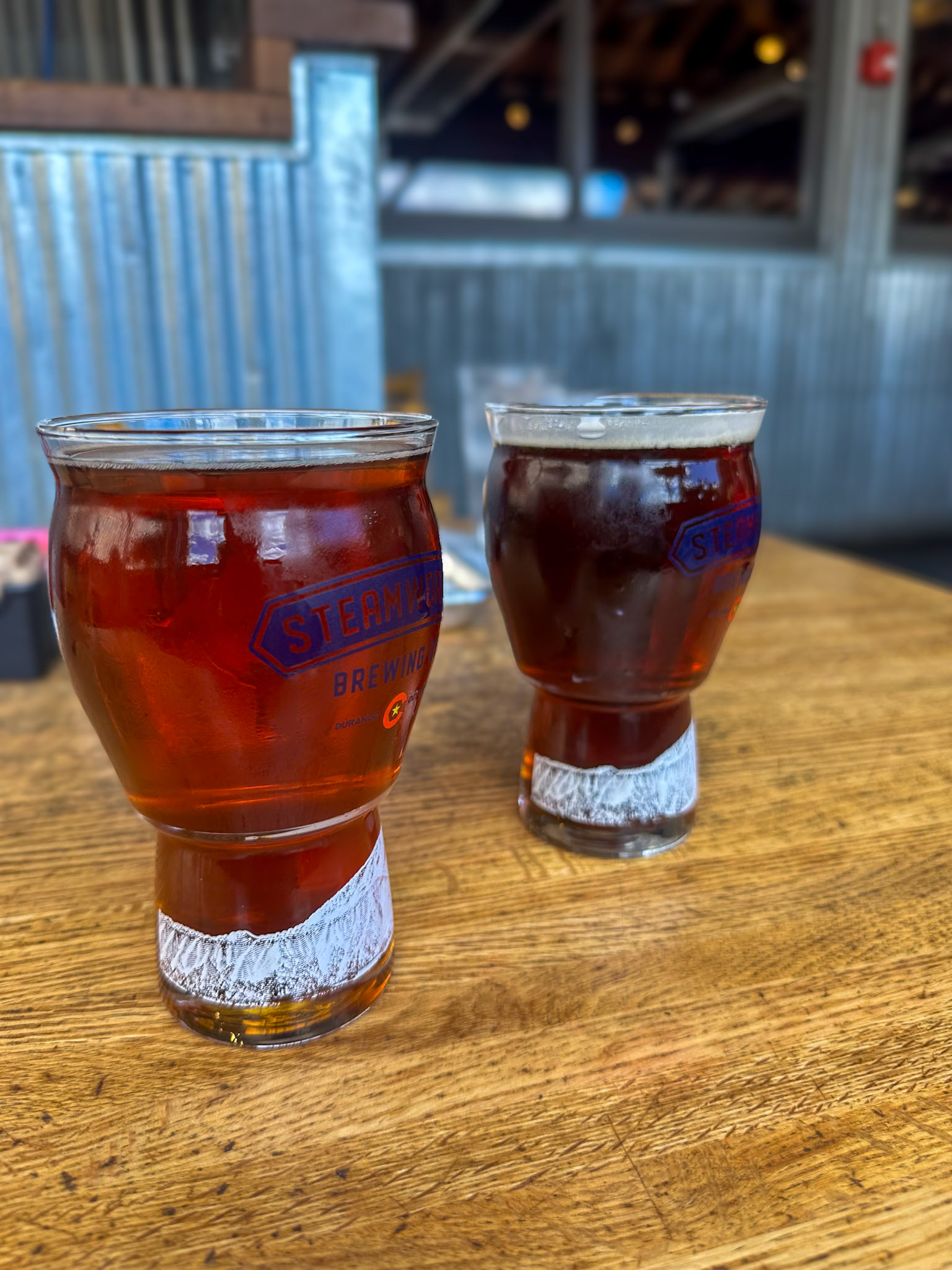 Lunch at Steamworks Brewing in Durango