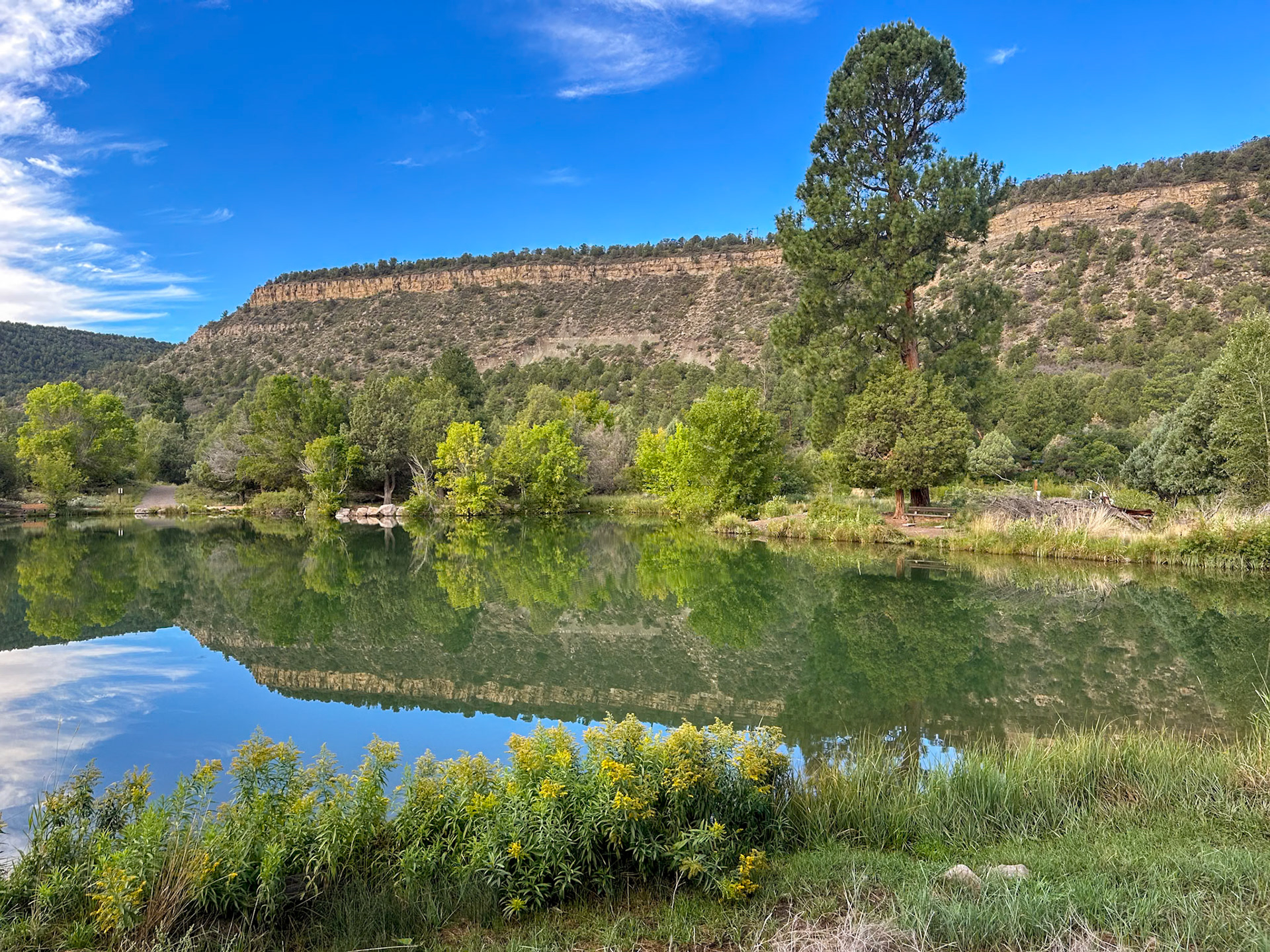Fishing Pond along the Uncompahgre River